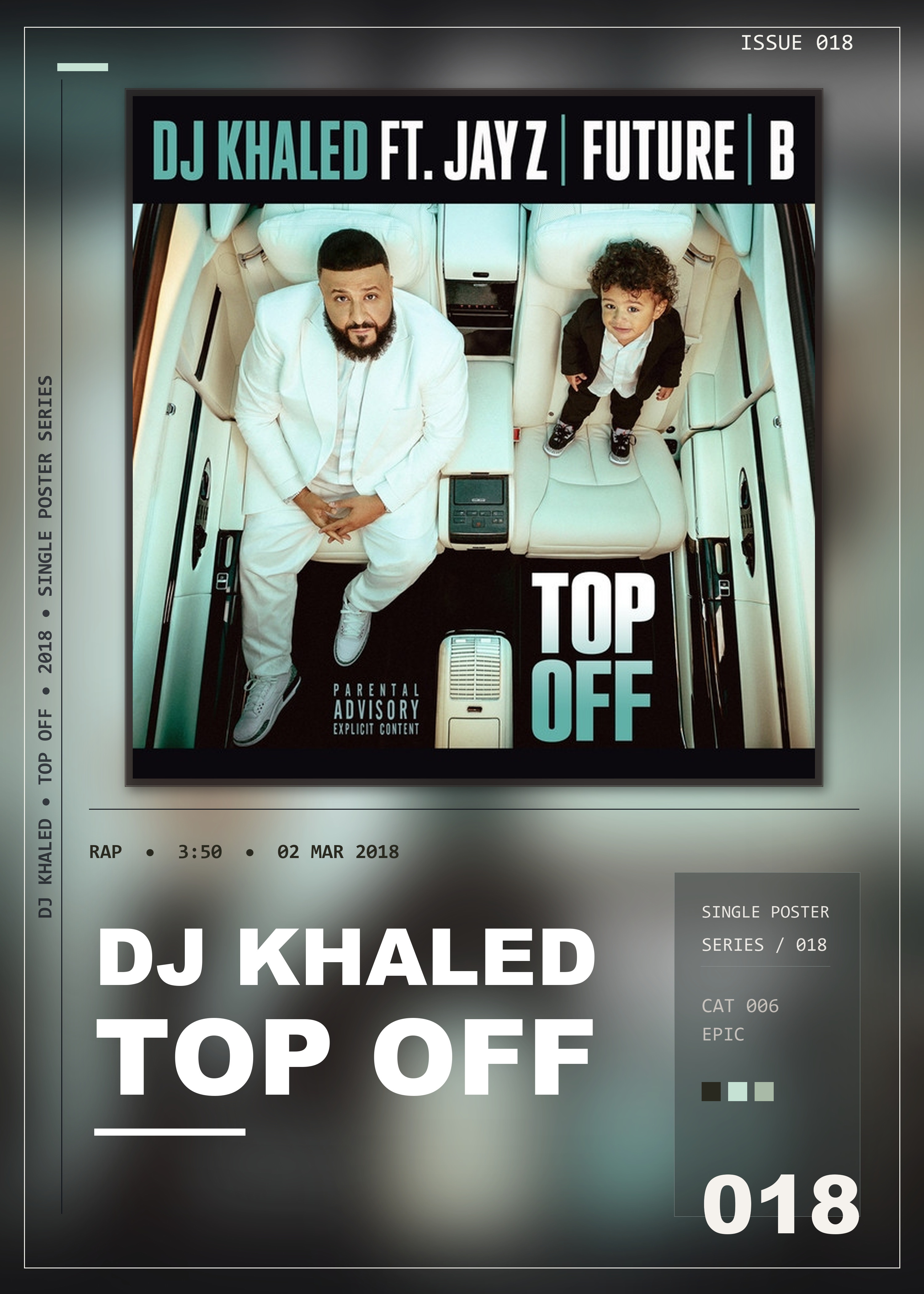 Music poster: DJ Khaled - Top Off