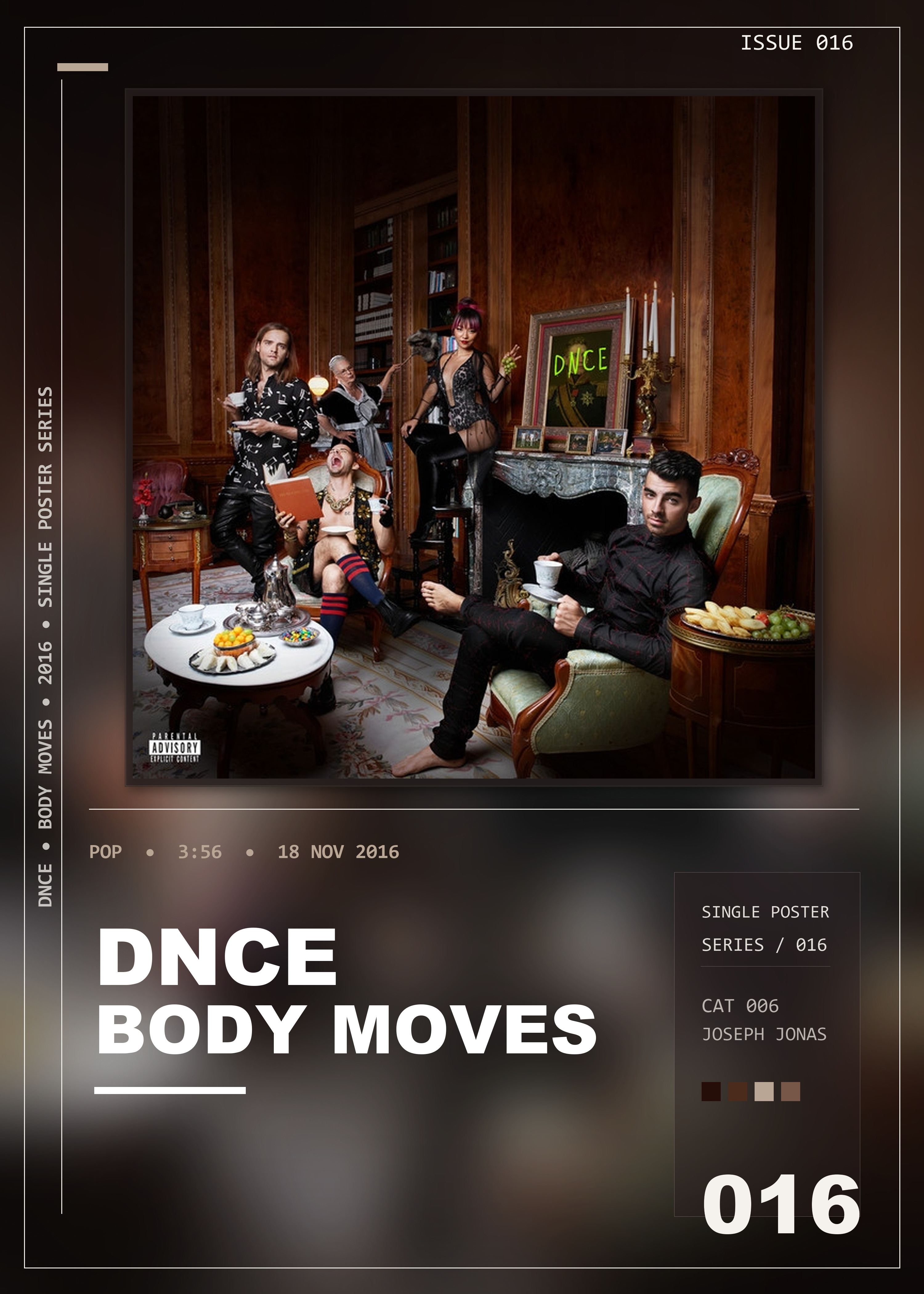 Music poster: DNCE - Body Moves