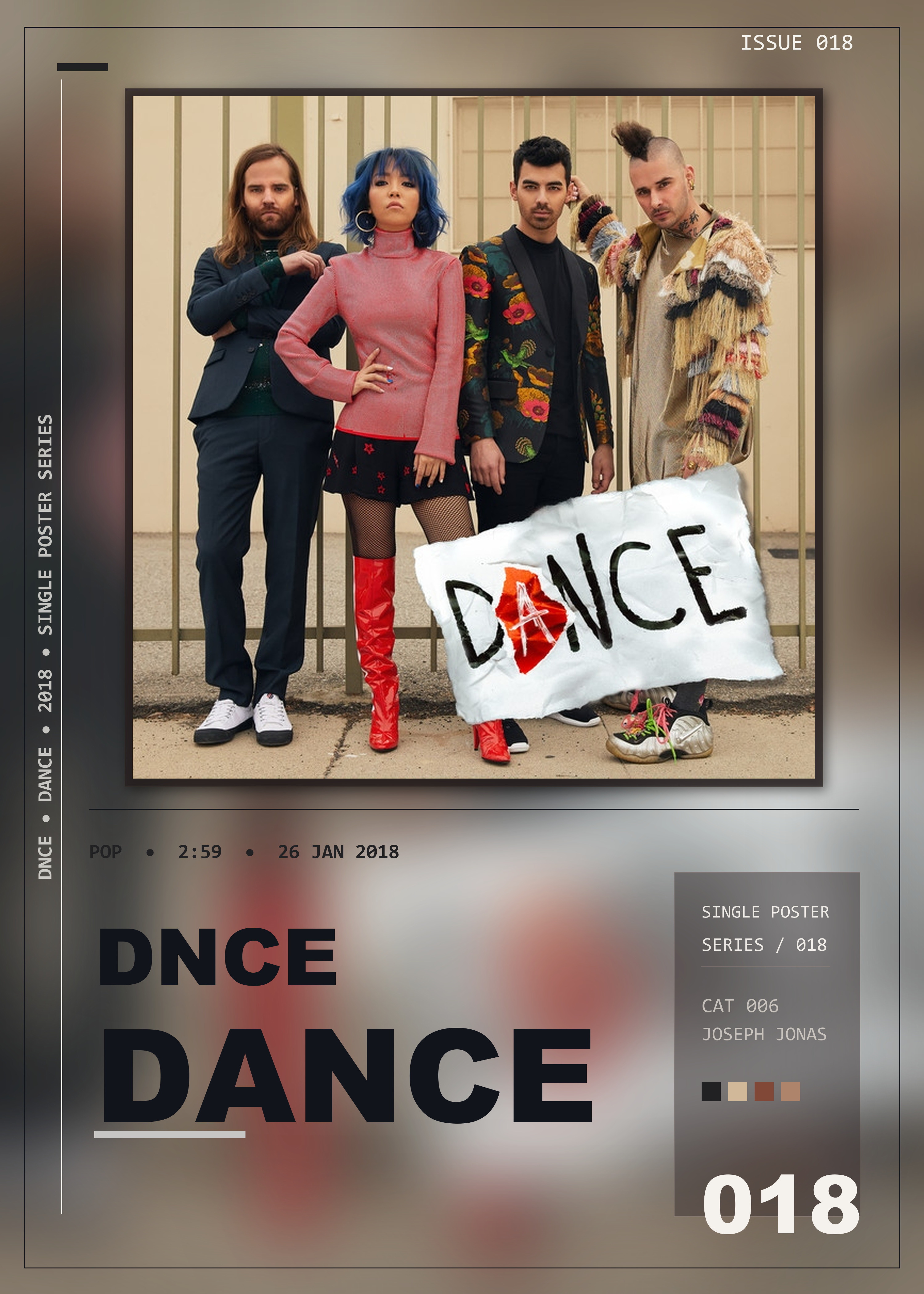 Music poster: DNCE - DANCE