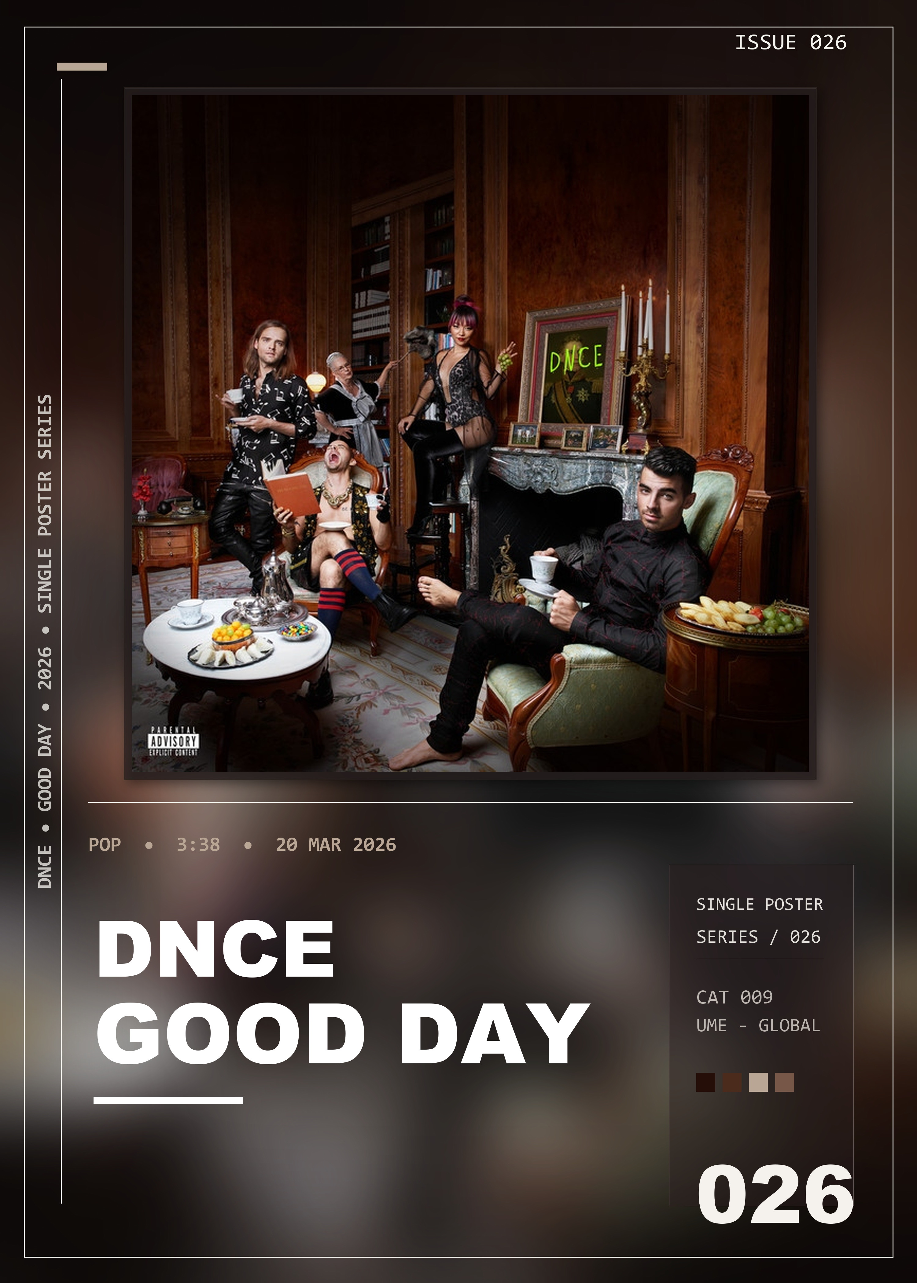 Music poster: DNCE - Good Day