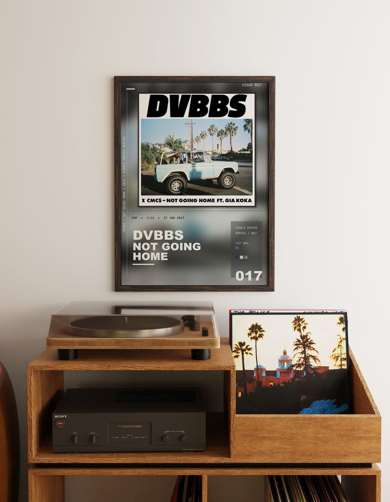 Music poster: DVBBS - Not Going Home