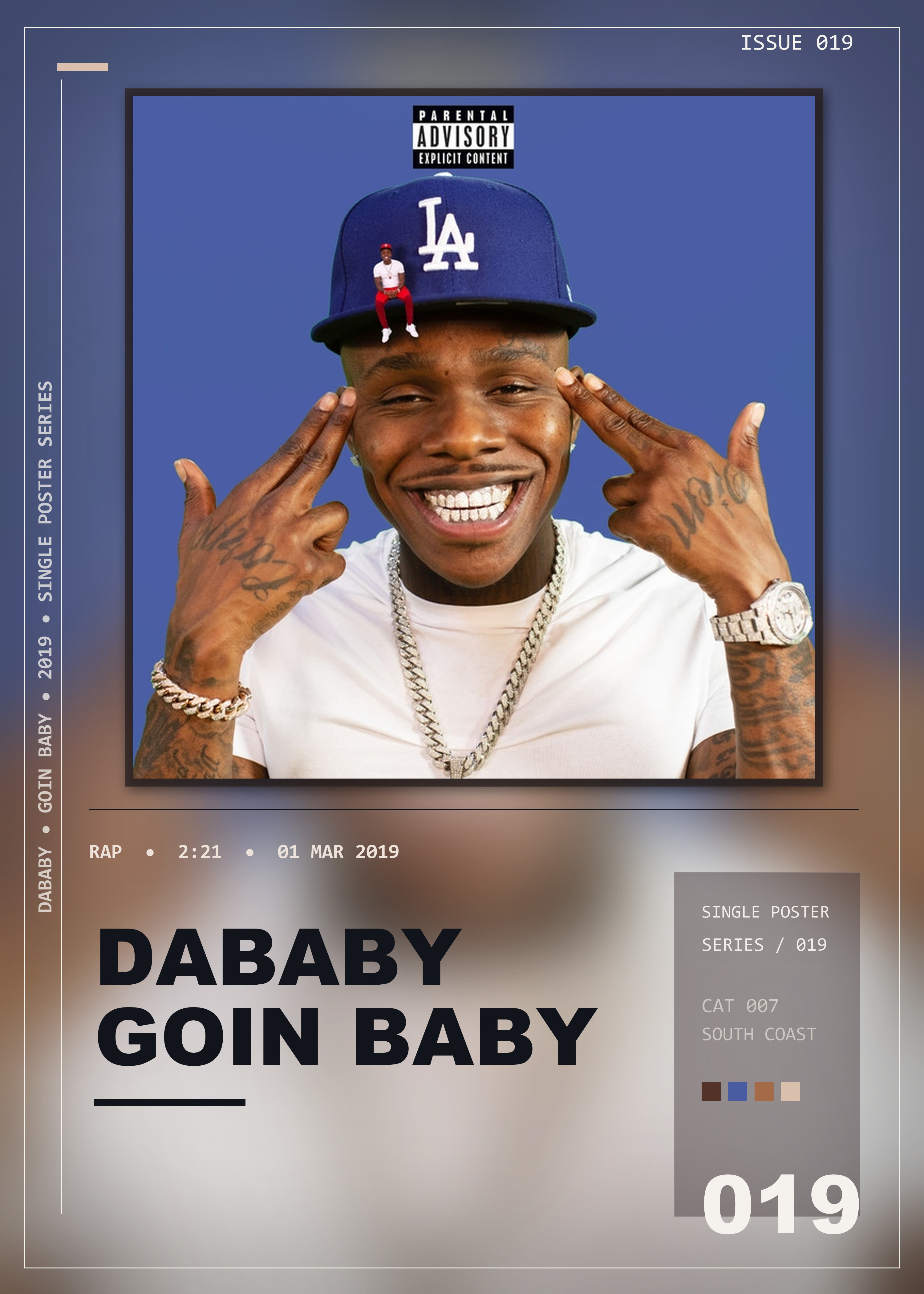 Music poster: DaBaby - Goin Baby