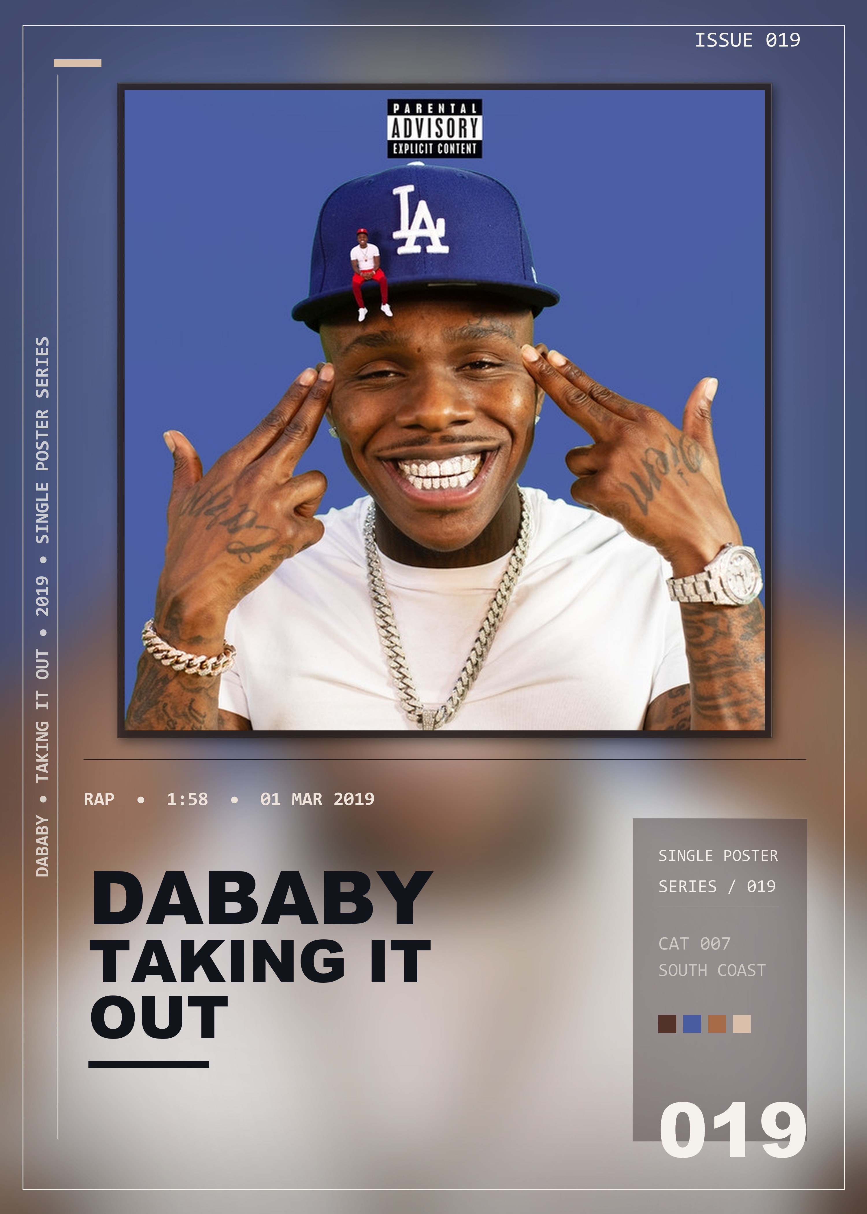 Music poster: DaBaby - Taking It Out