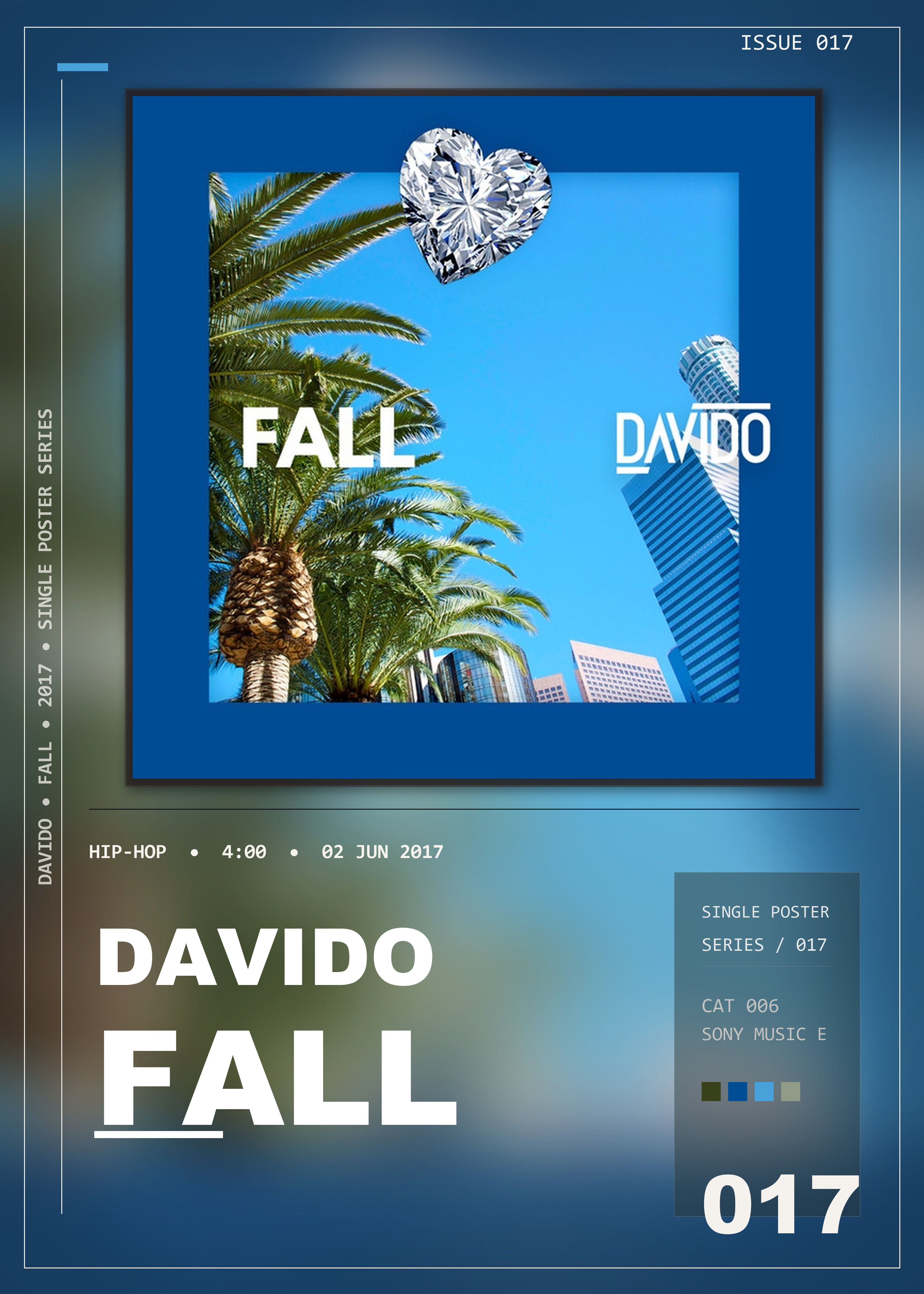 Music poster: DaVido - Fall