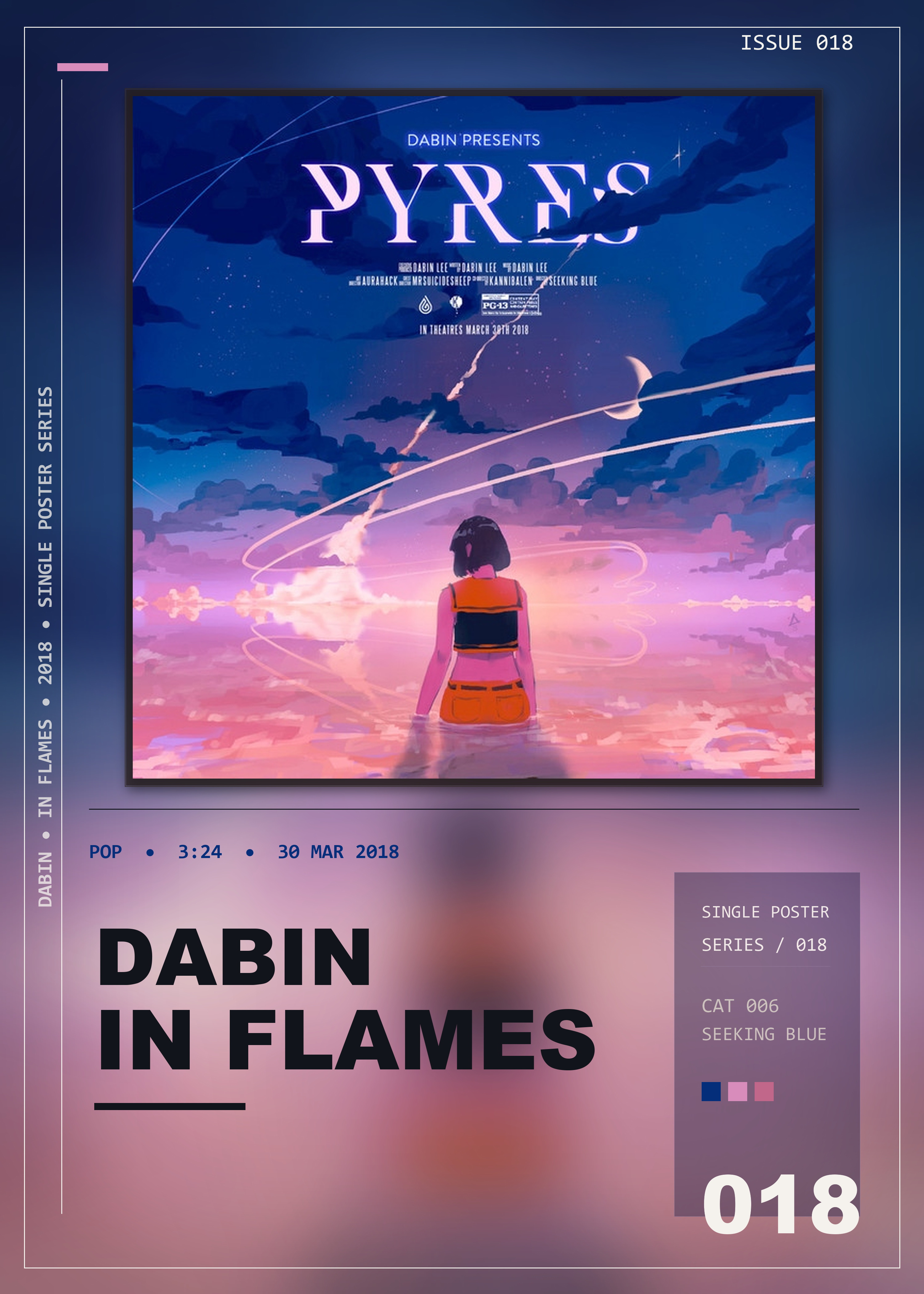 Music poster: Dabin - In Flames