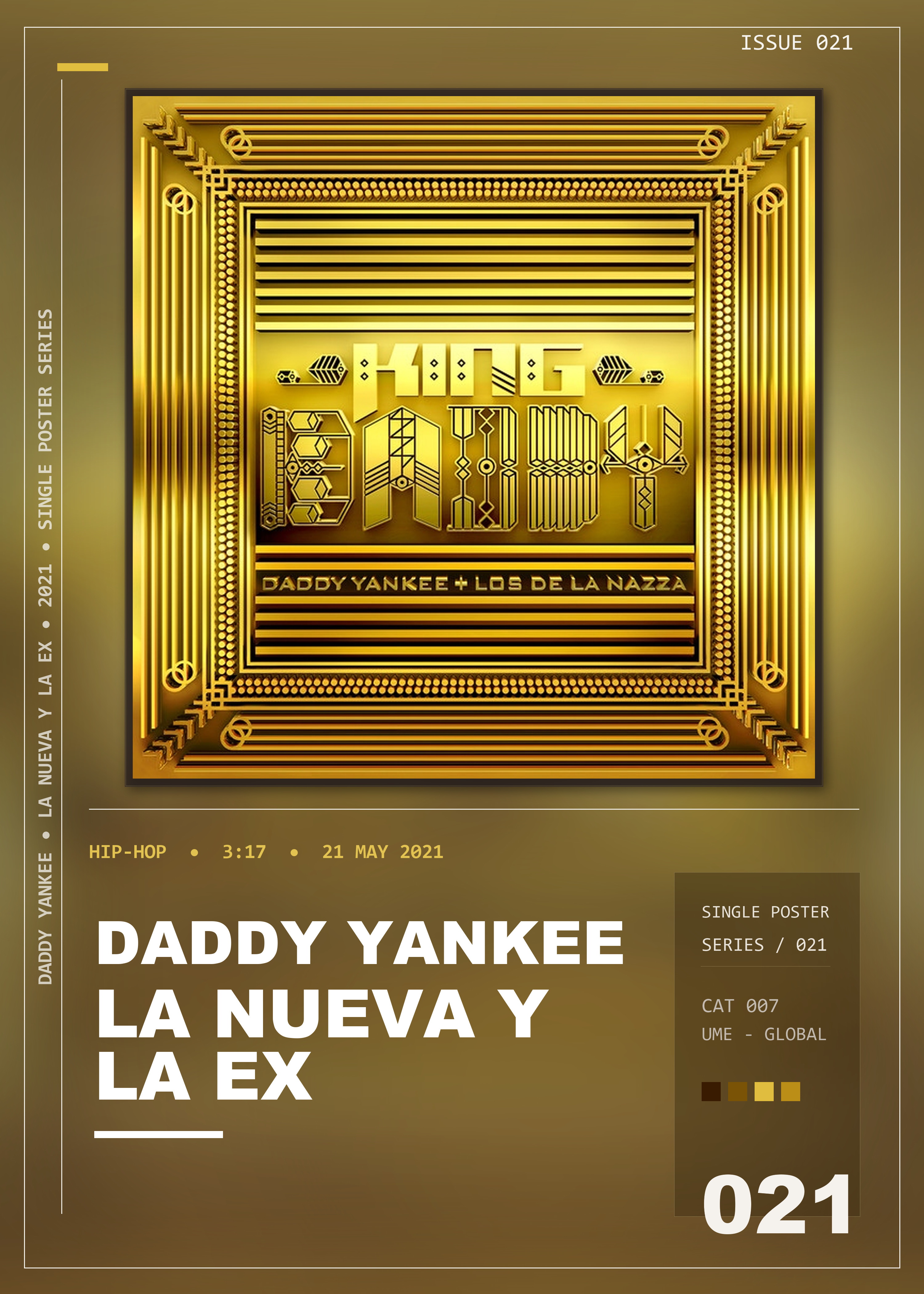 Music poster: Daddy Yankee - La Nueva Y La Ex