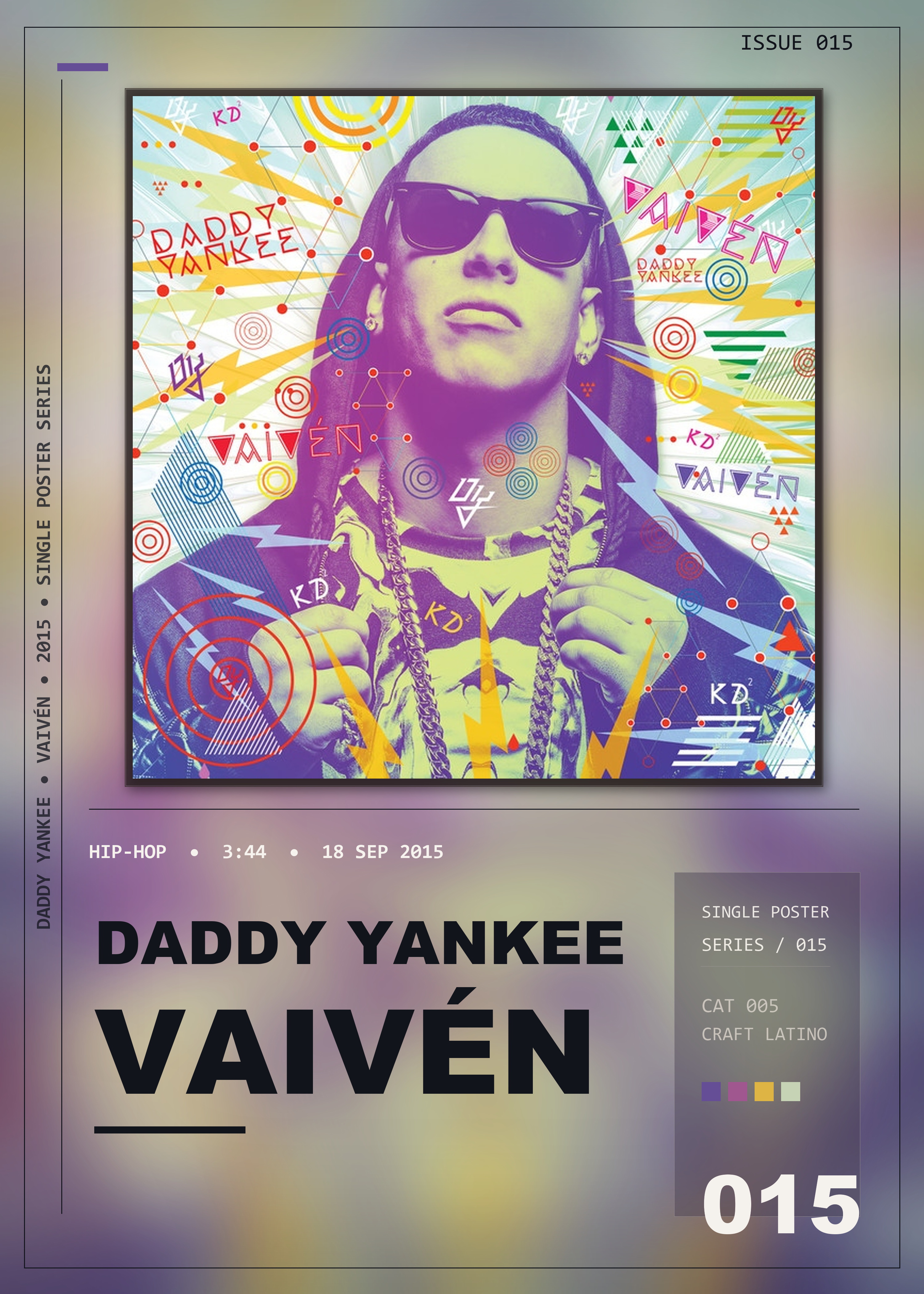 Music poster: Daddy Yankee - Vaivén