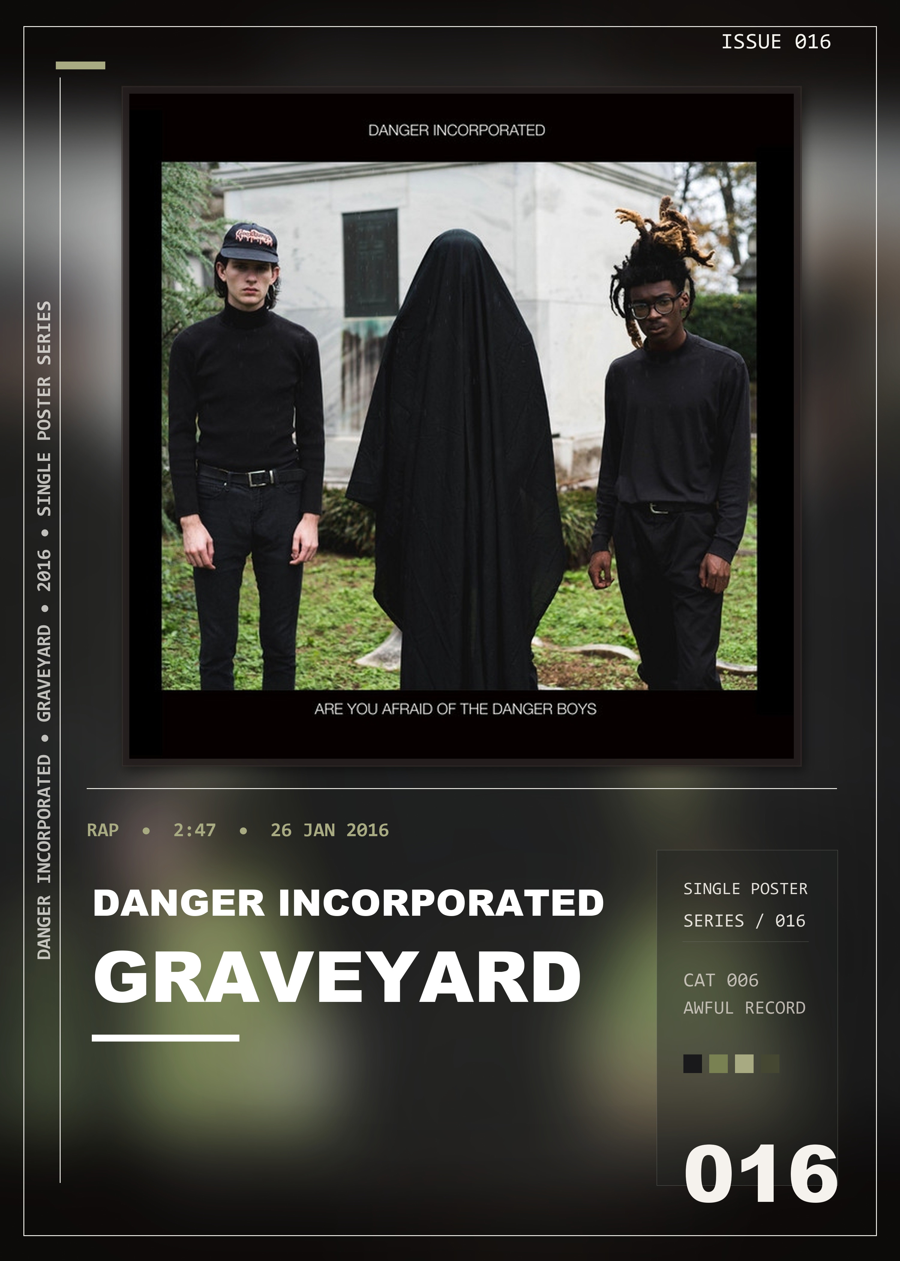 Music poster: Danger Incorporated - Graveyard