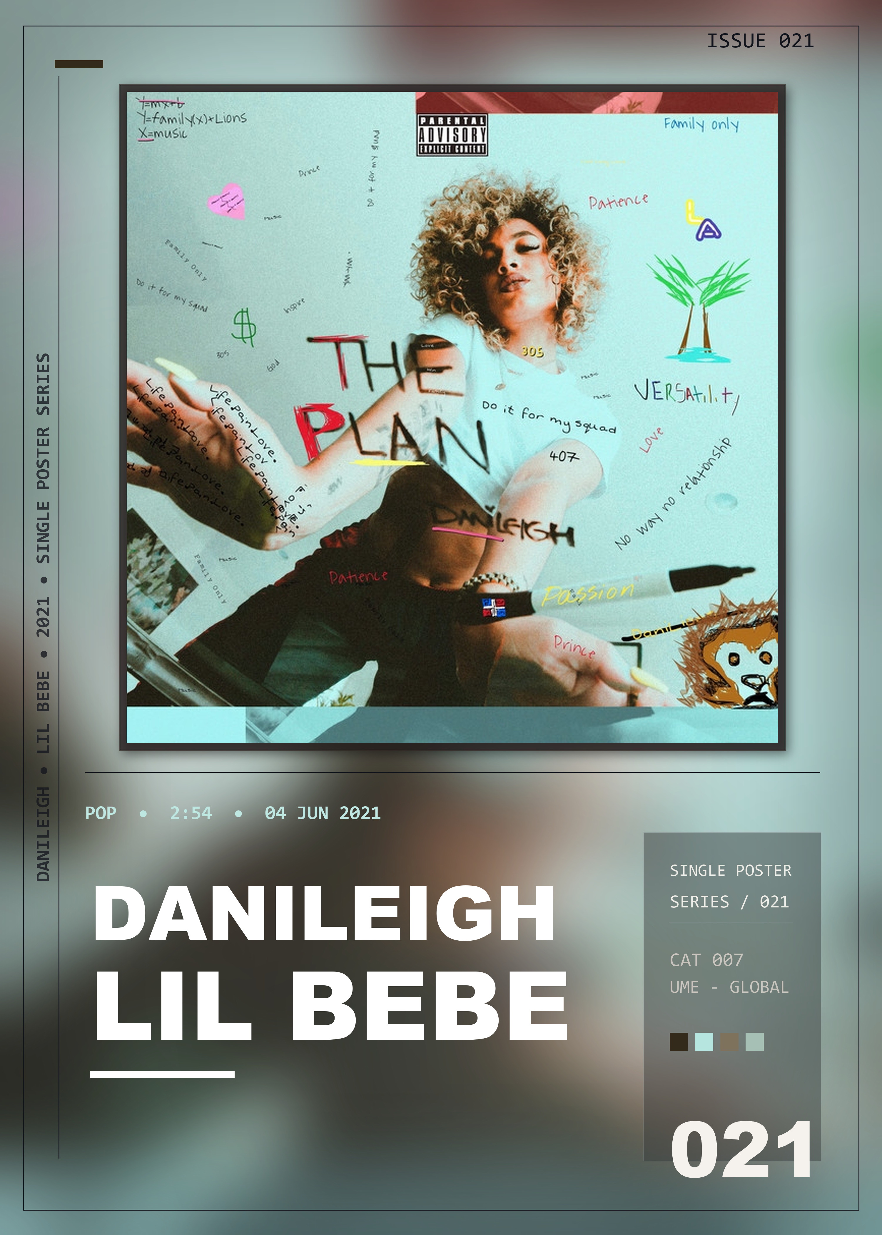 Music poster: DaniLeigh - Lil Bebe