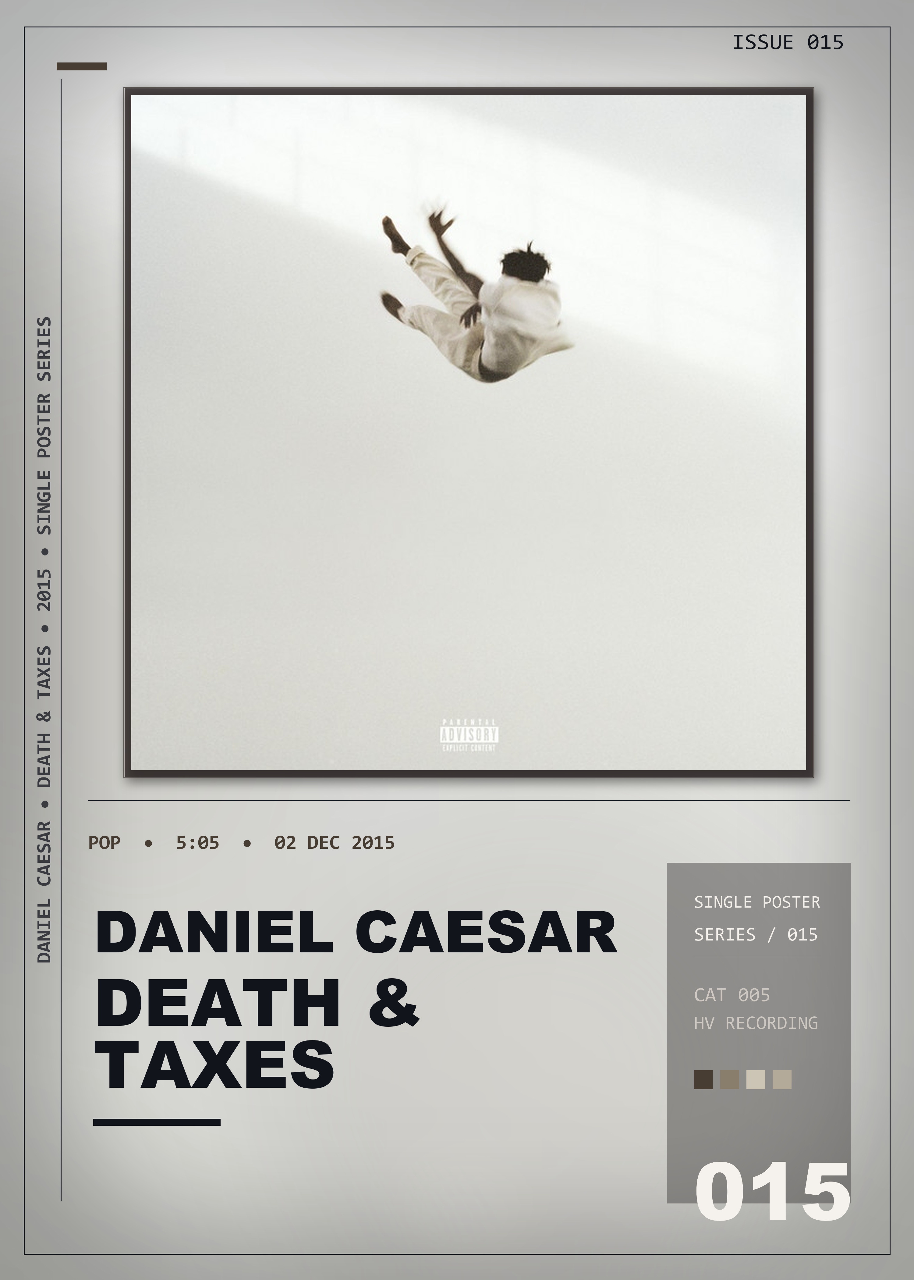 Music poster: Daniel Caesar - Death Taxes