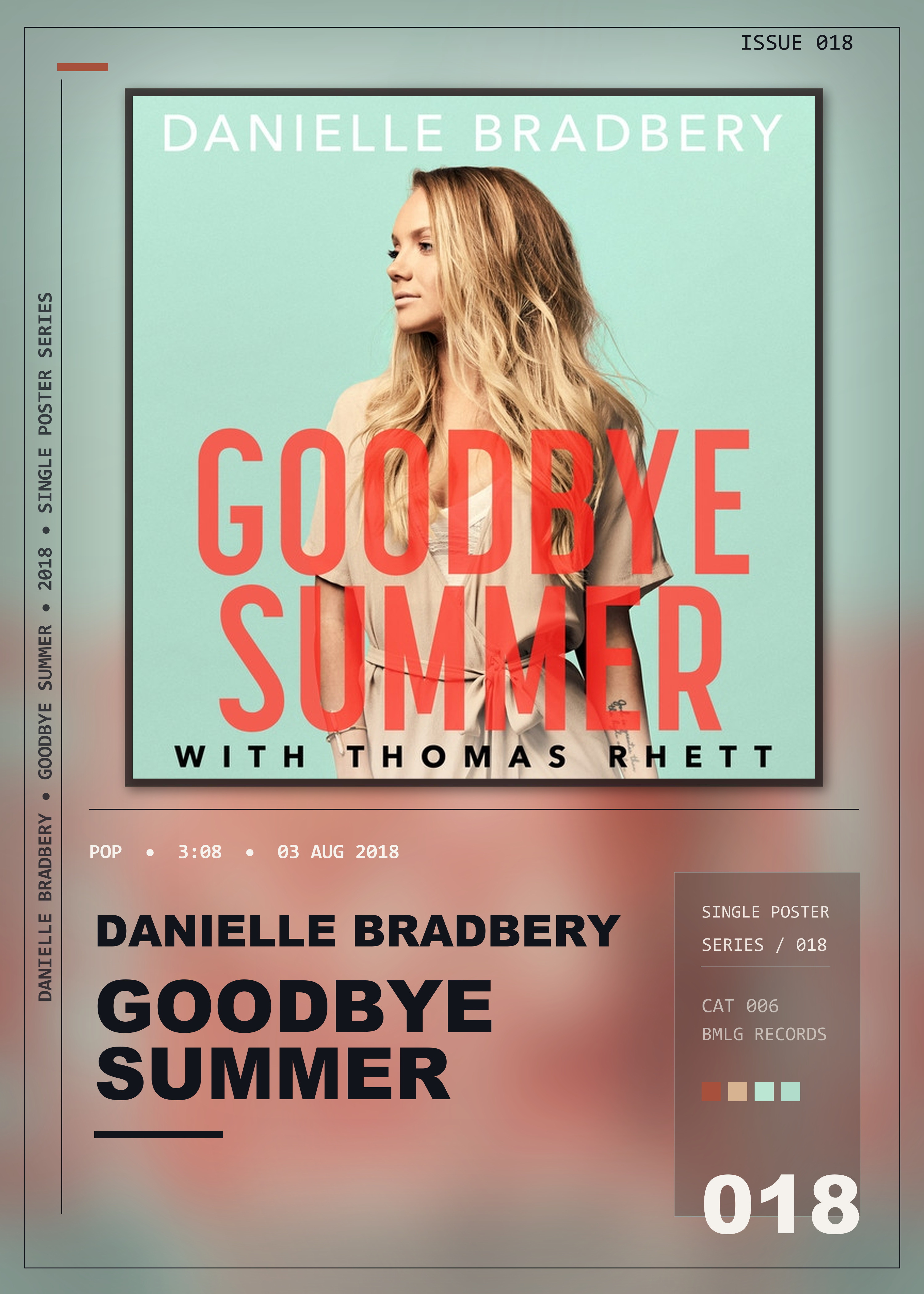 Music poster: Danielle Bradbery - Goodbye Summer