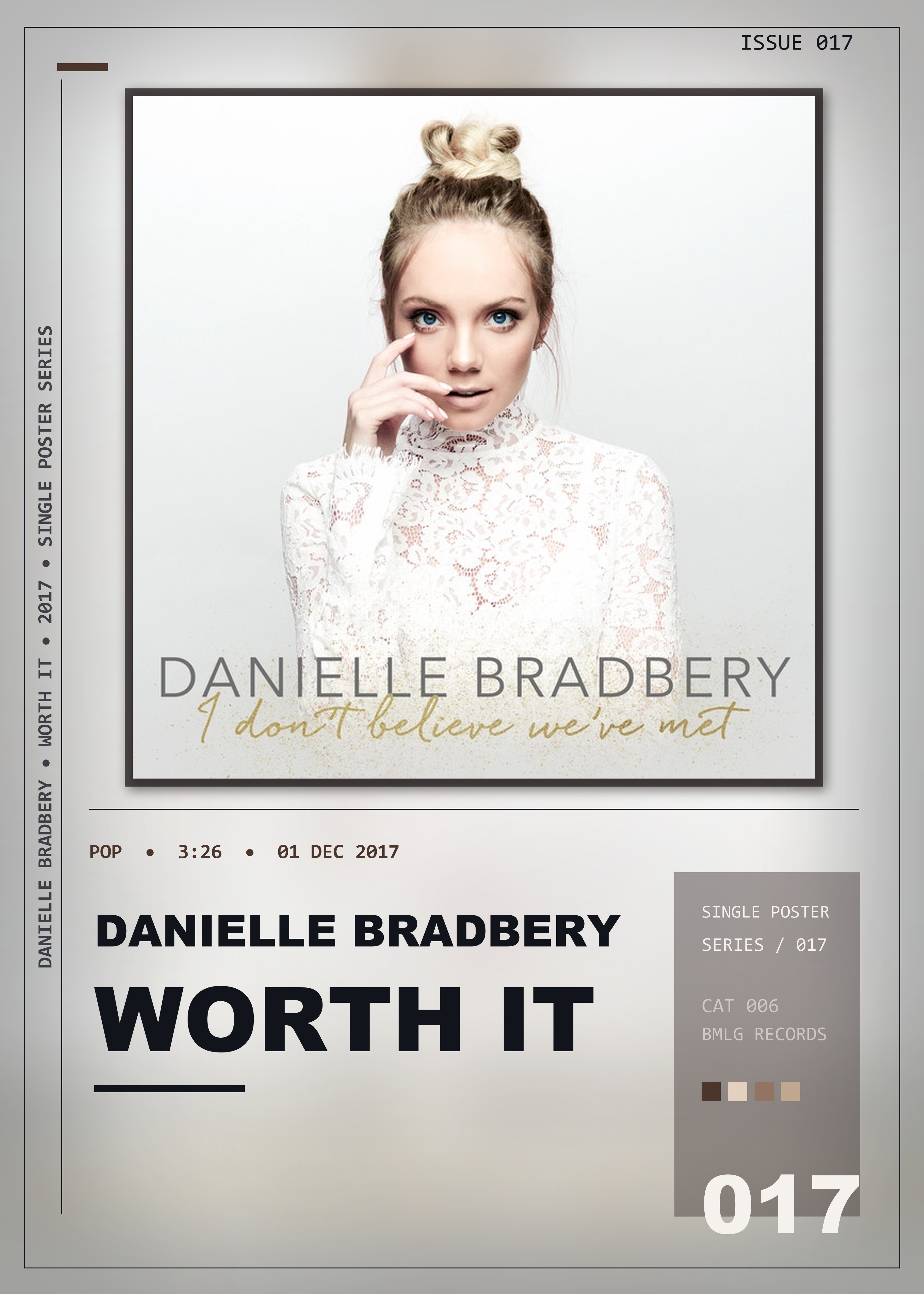Music poster: Danielle Bradbery - Worth It