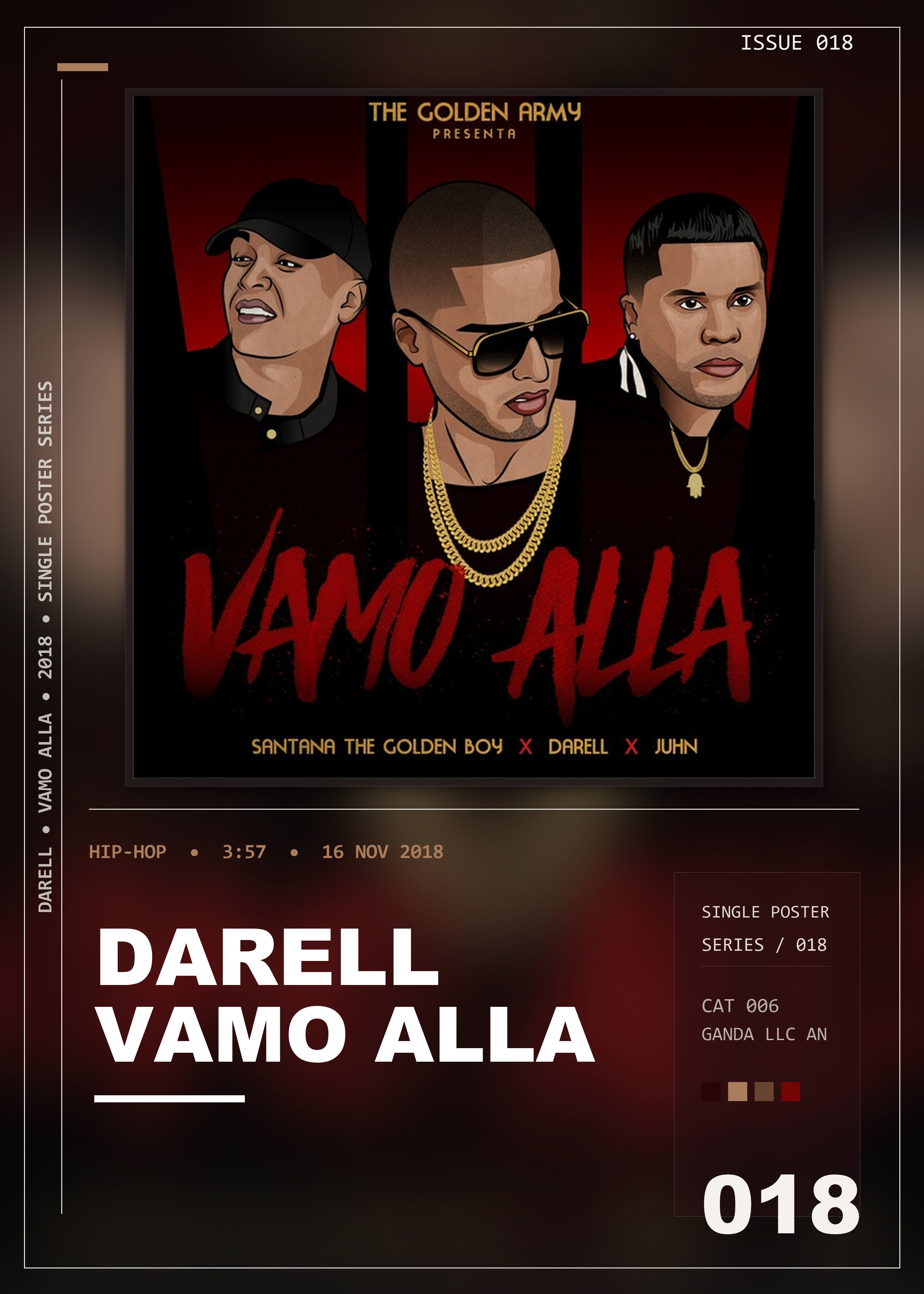 Music poster: Darell - Vamo Alla