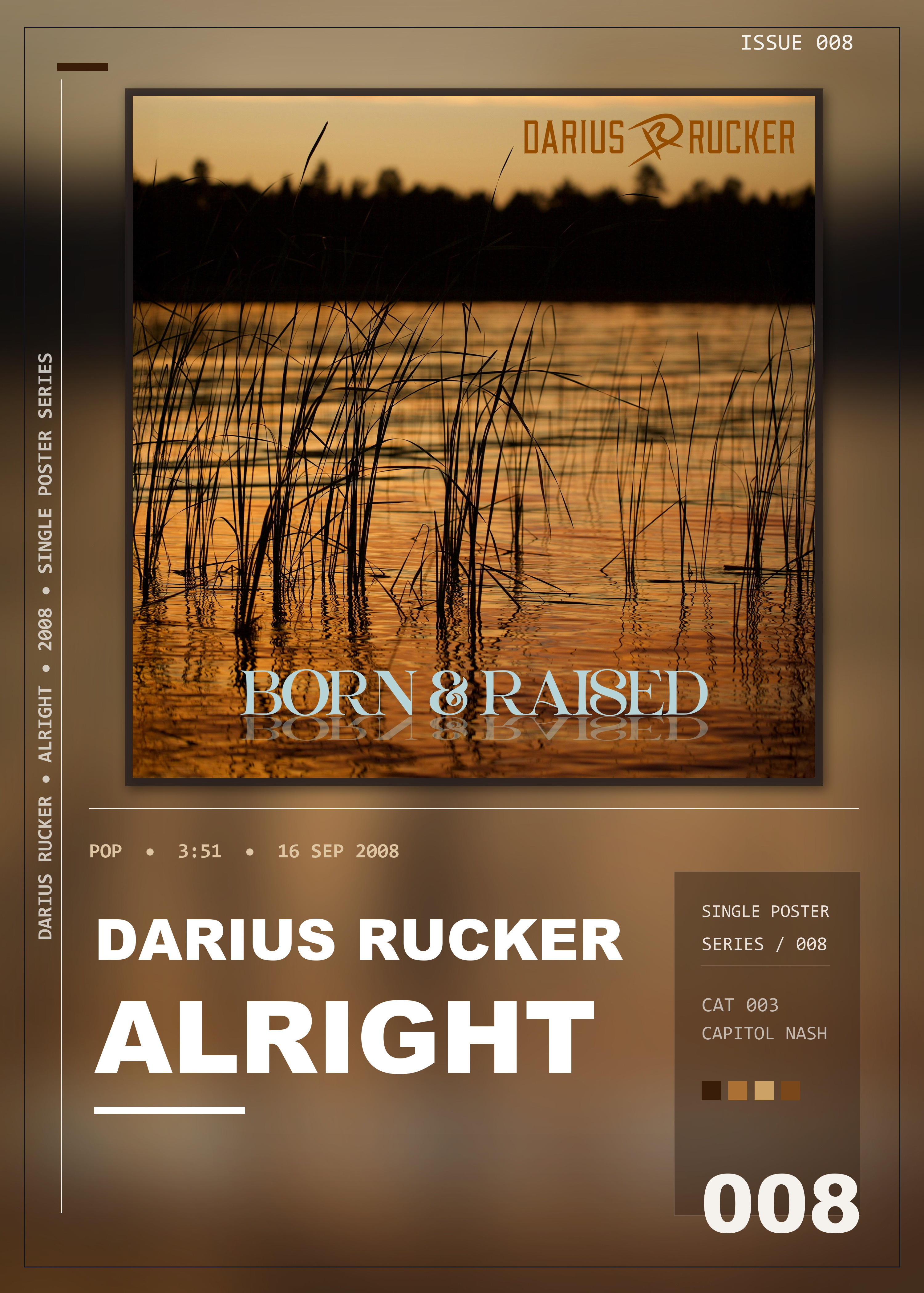Music poster: Darius Rucker - Alright