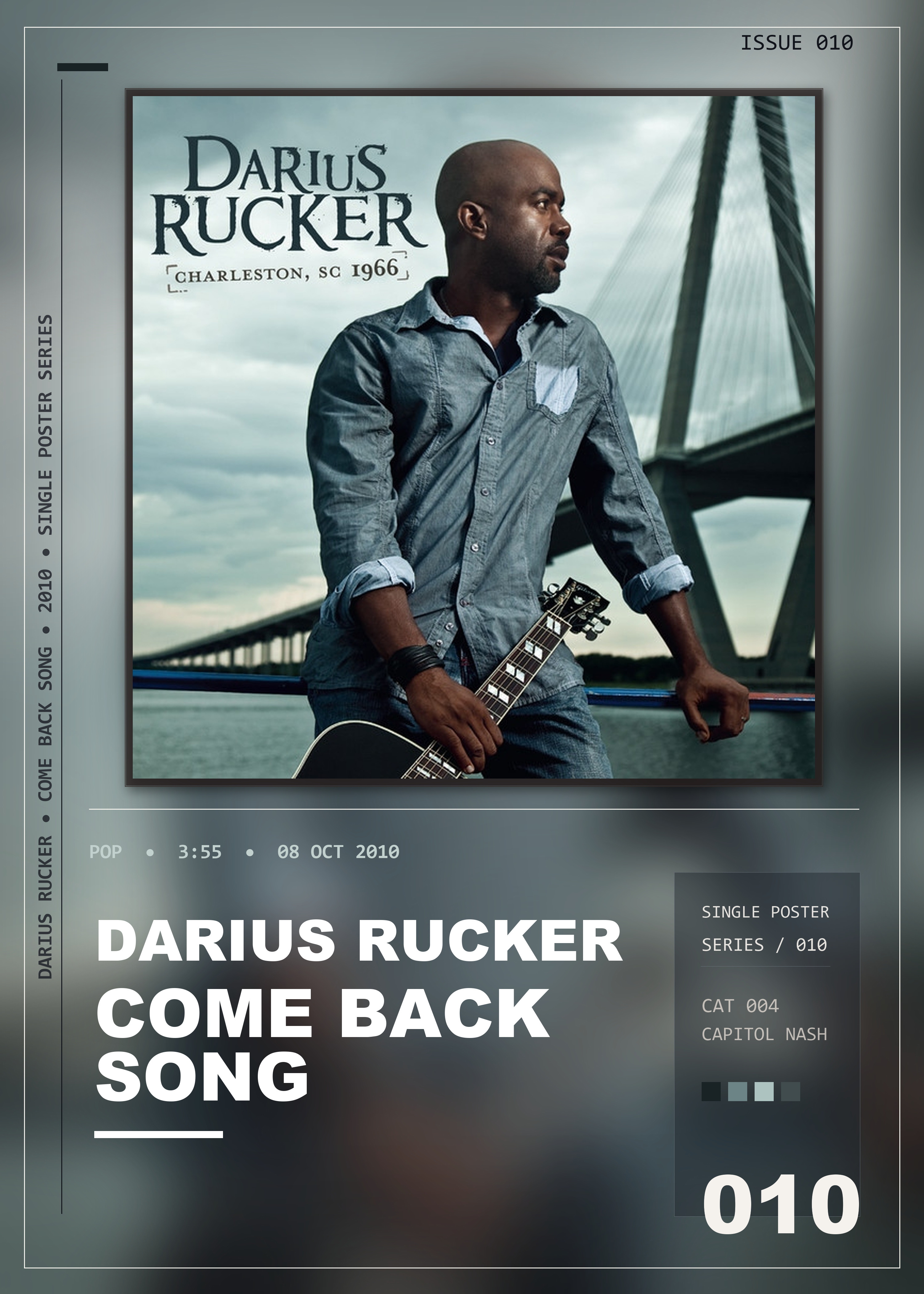 Music poster: Darius Rucker - Come Back Song