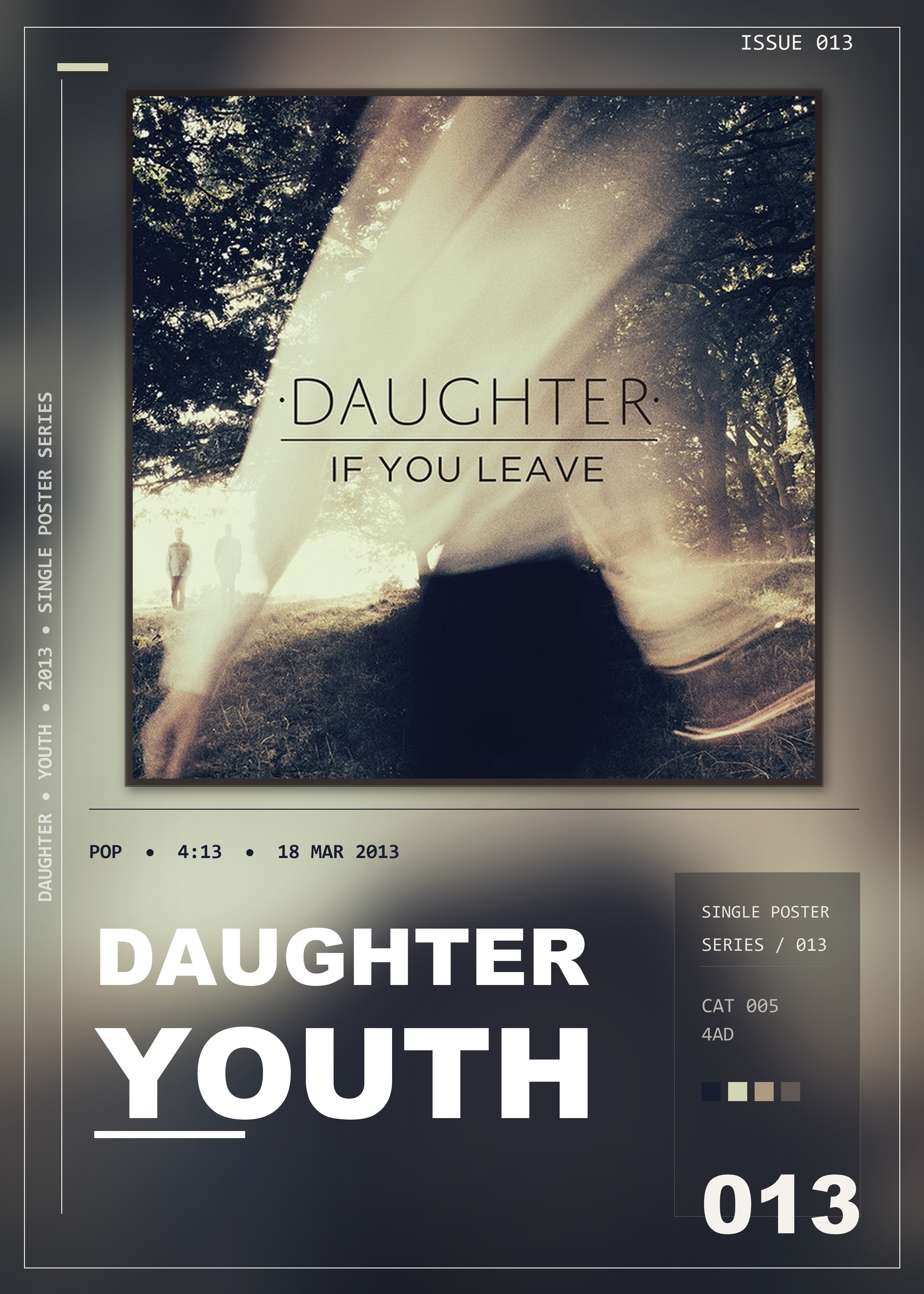 Music poster: Daughter - Youth