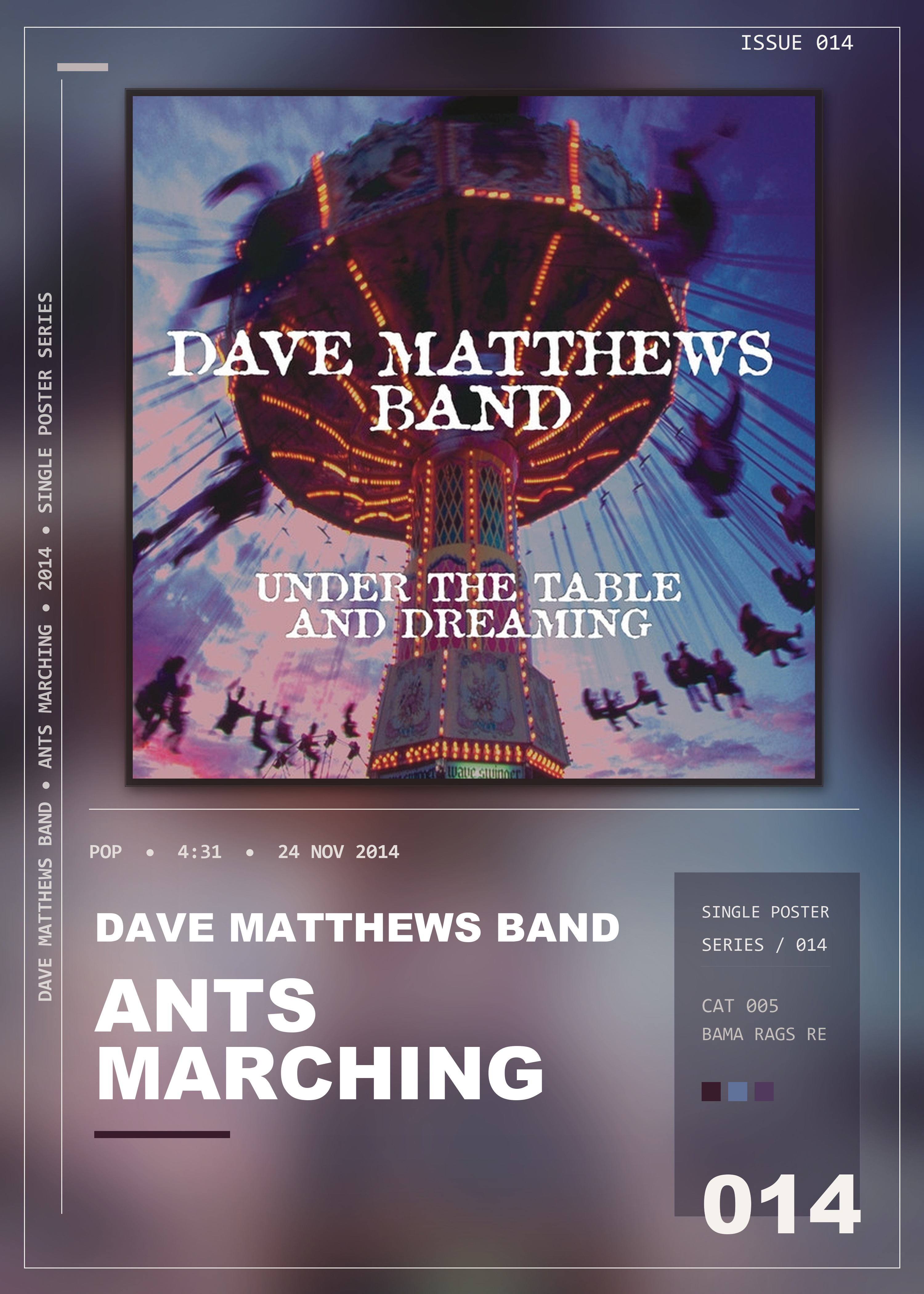 Music poster: Dave Matthews Band - Ants Marching