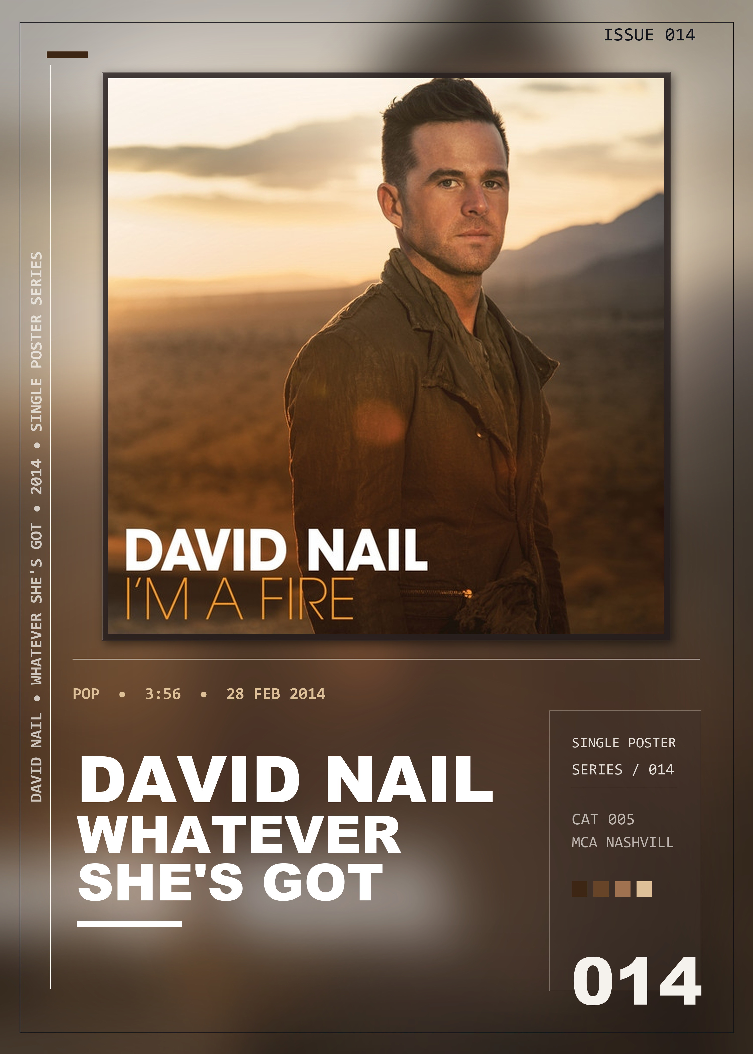Music poster: David Nail - Whatever Shes Got