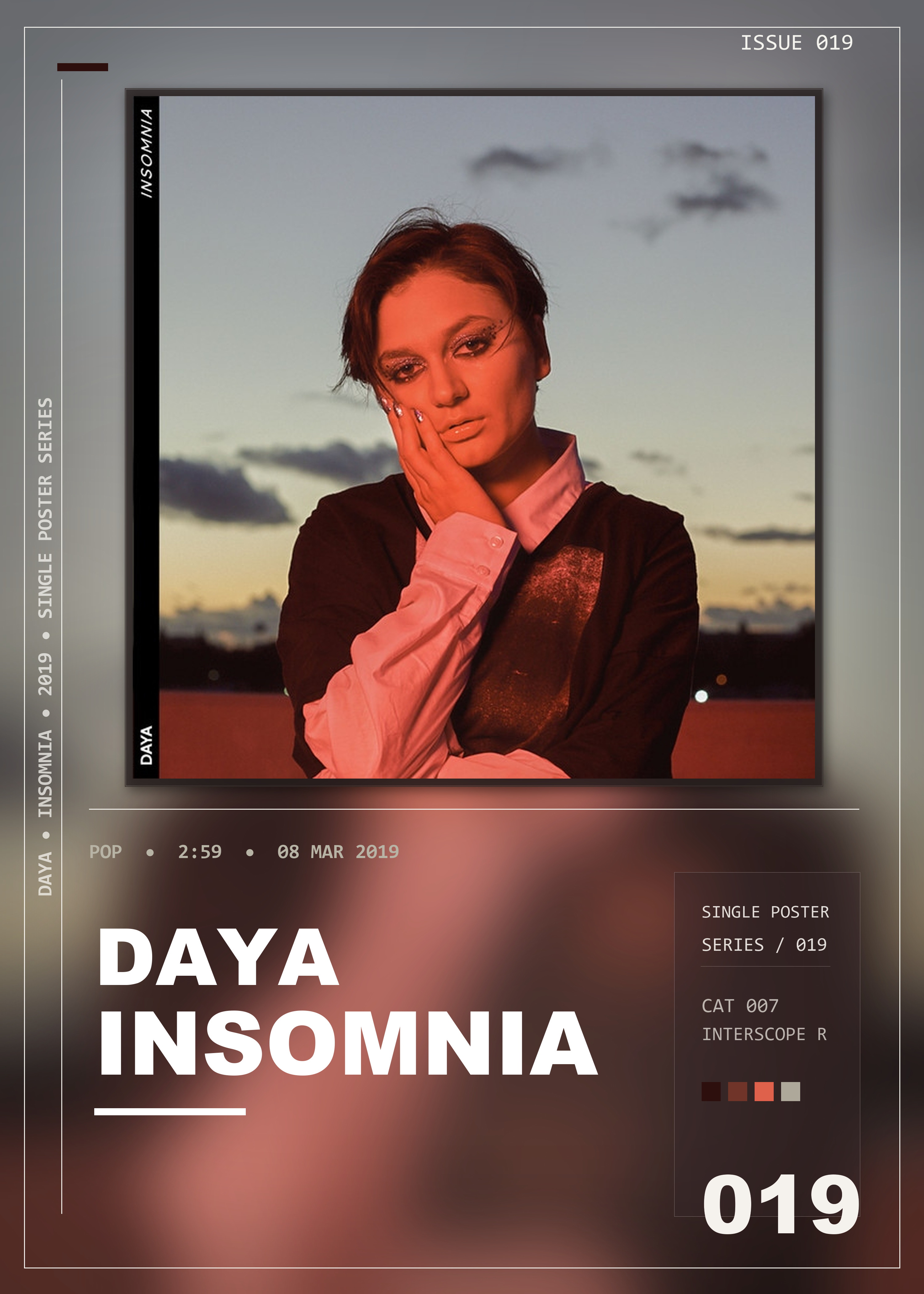Music poster: Daya - Insomnia