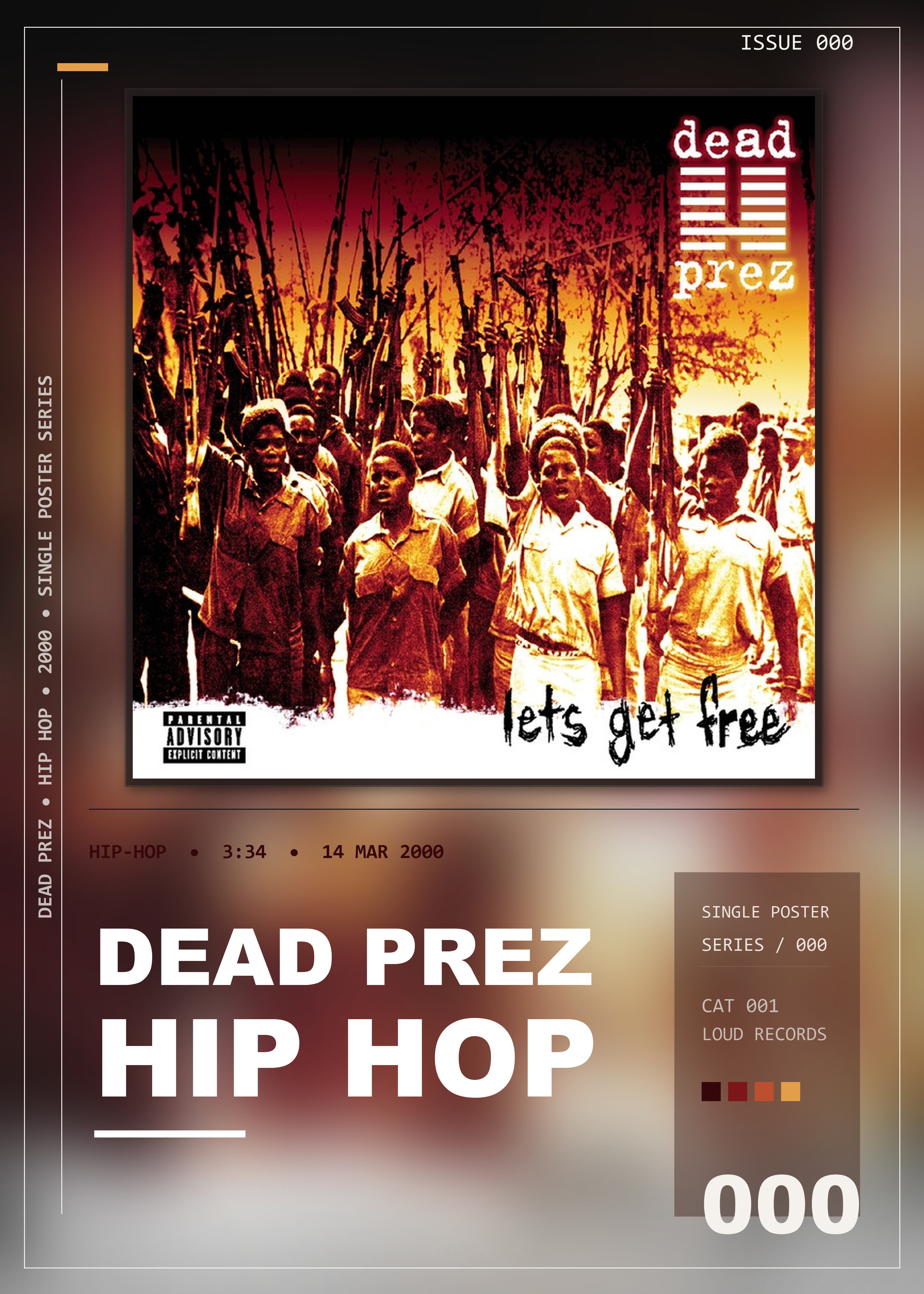 Music poster: Dead Prez - Hip Hop