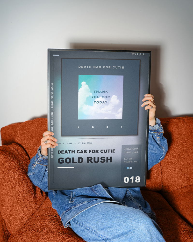 Music poster: Death Cab for Cutie - Gold Rush
