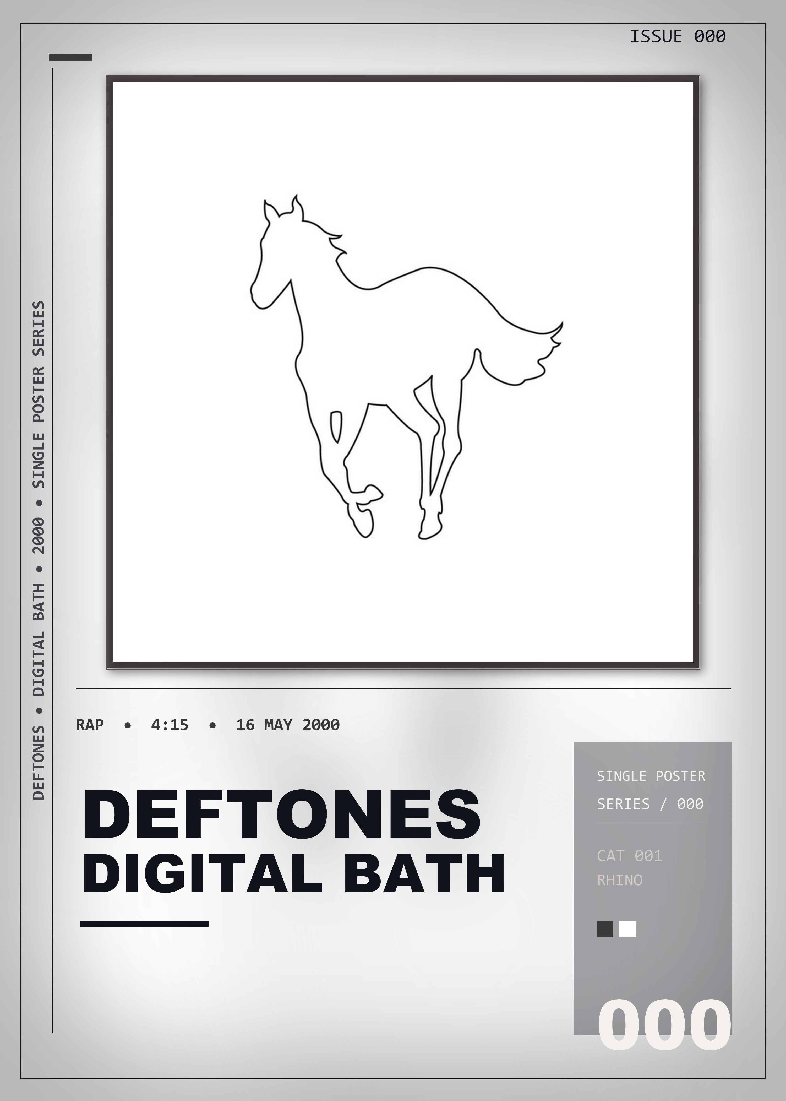 Music poster: Deftones - Digital Bath