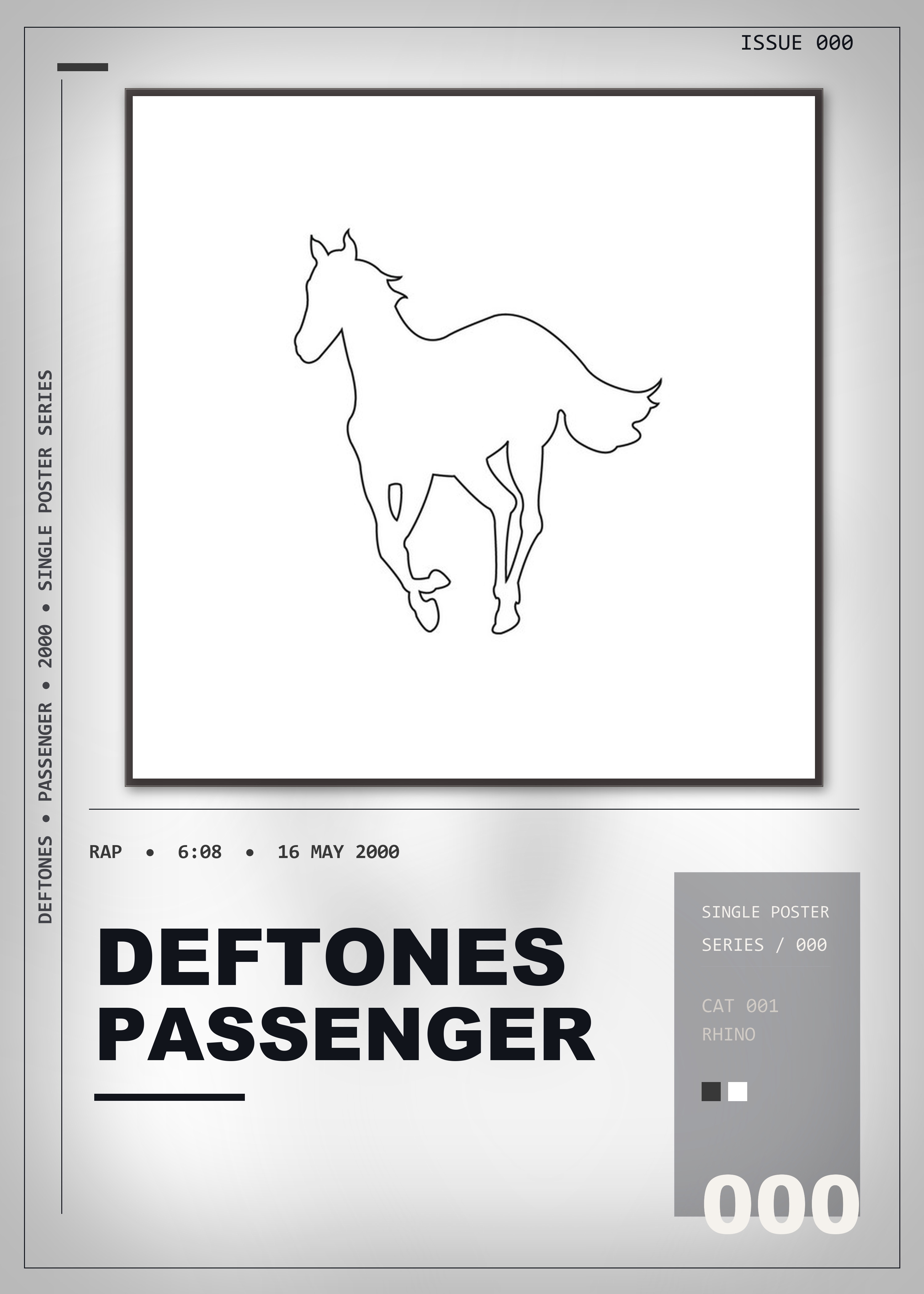 Music poster: Deftones - Passenger