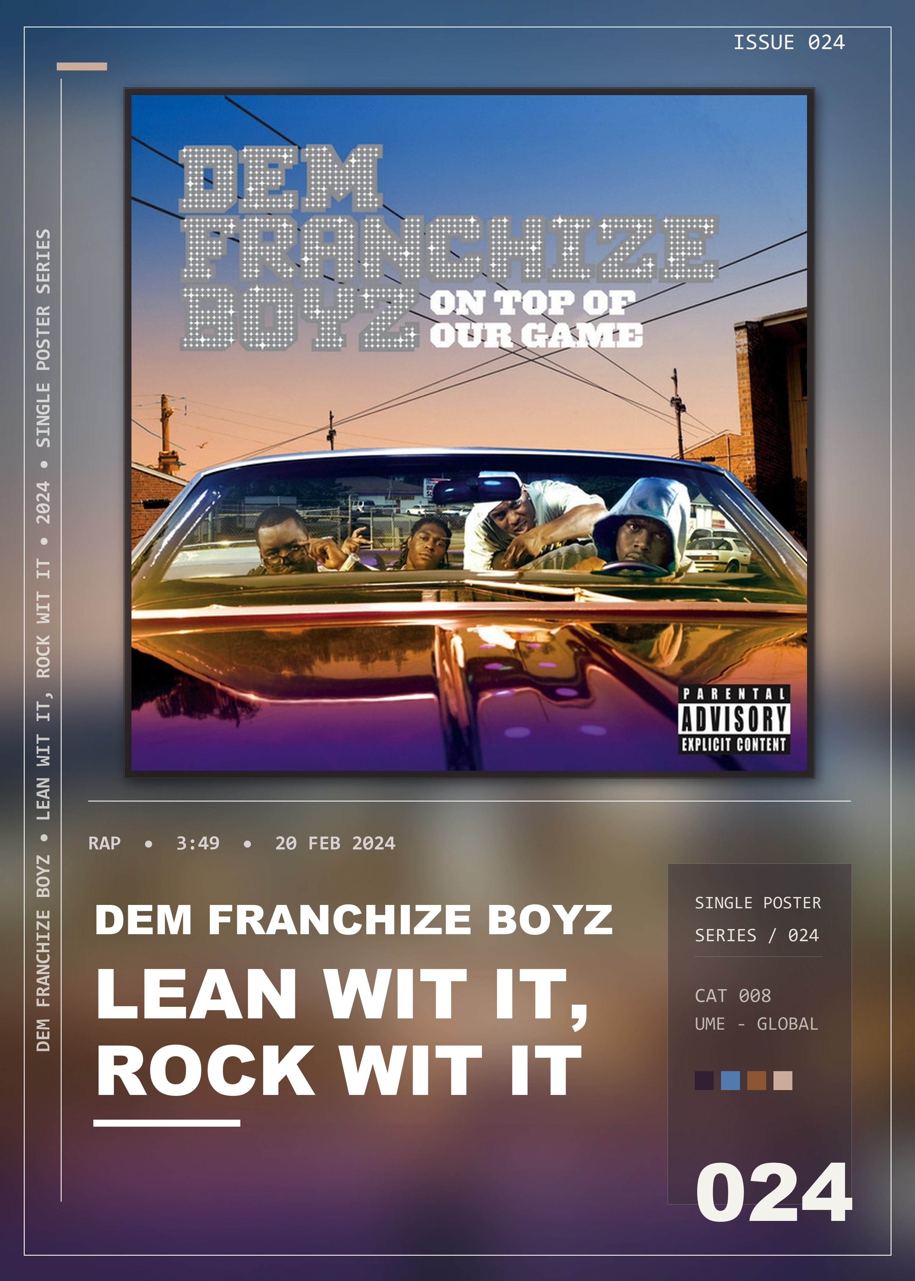 Music poster: Dem Franchize Boyz - Lean Wit It Rock Wit It