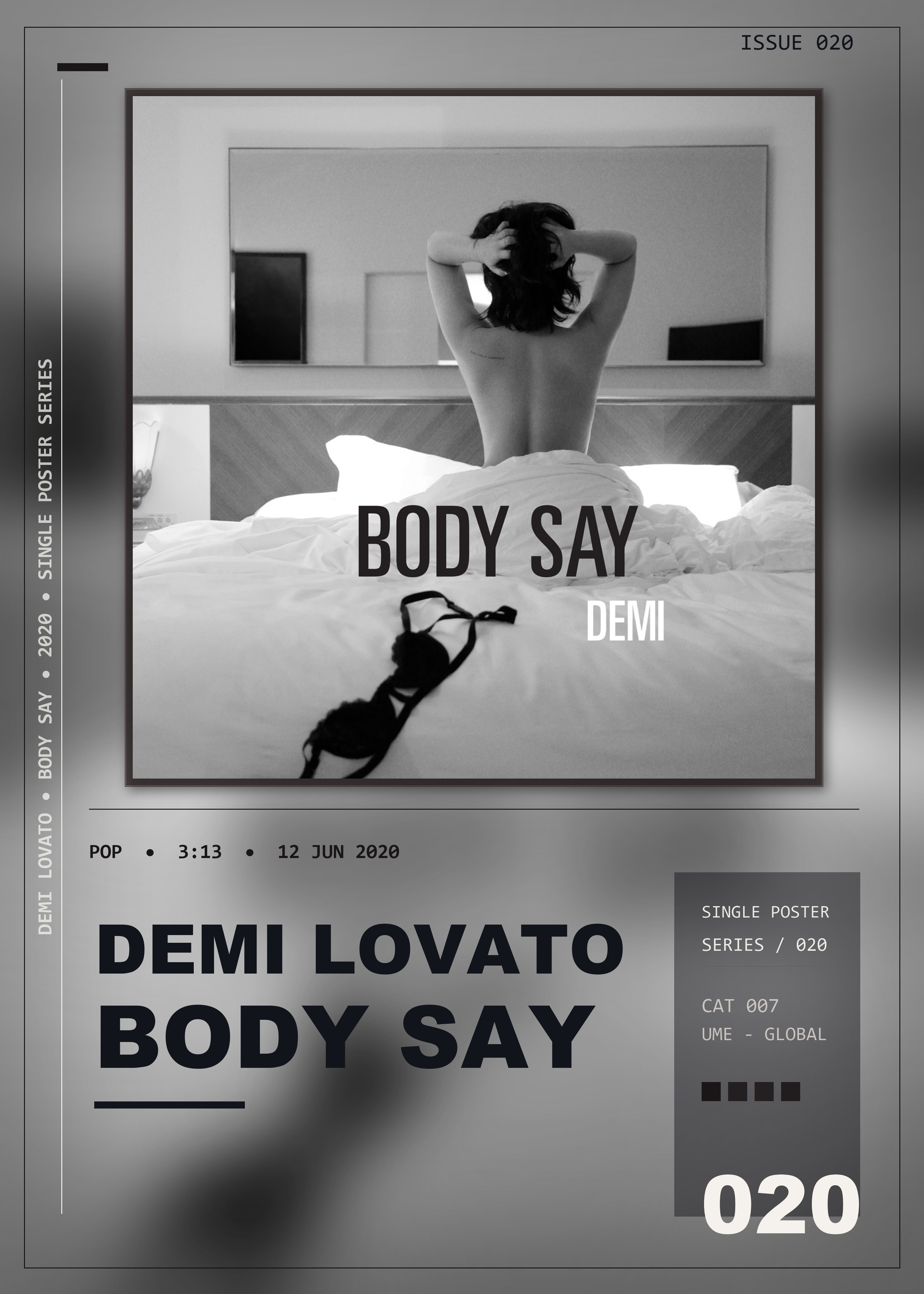 Music poster: Demi Lovato - Body Say
