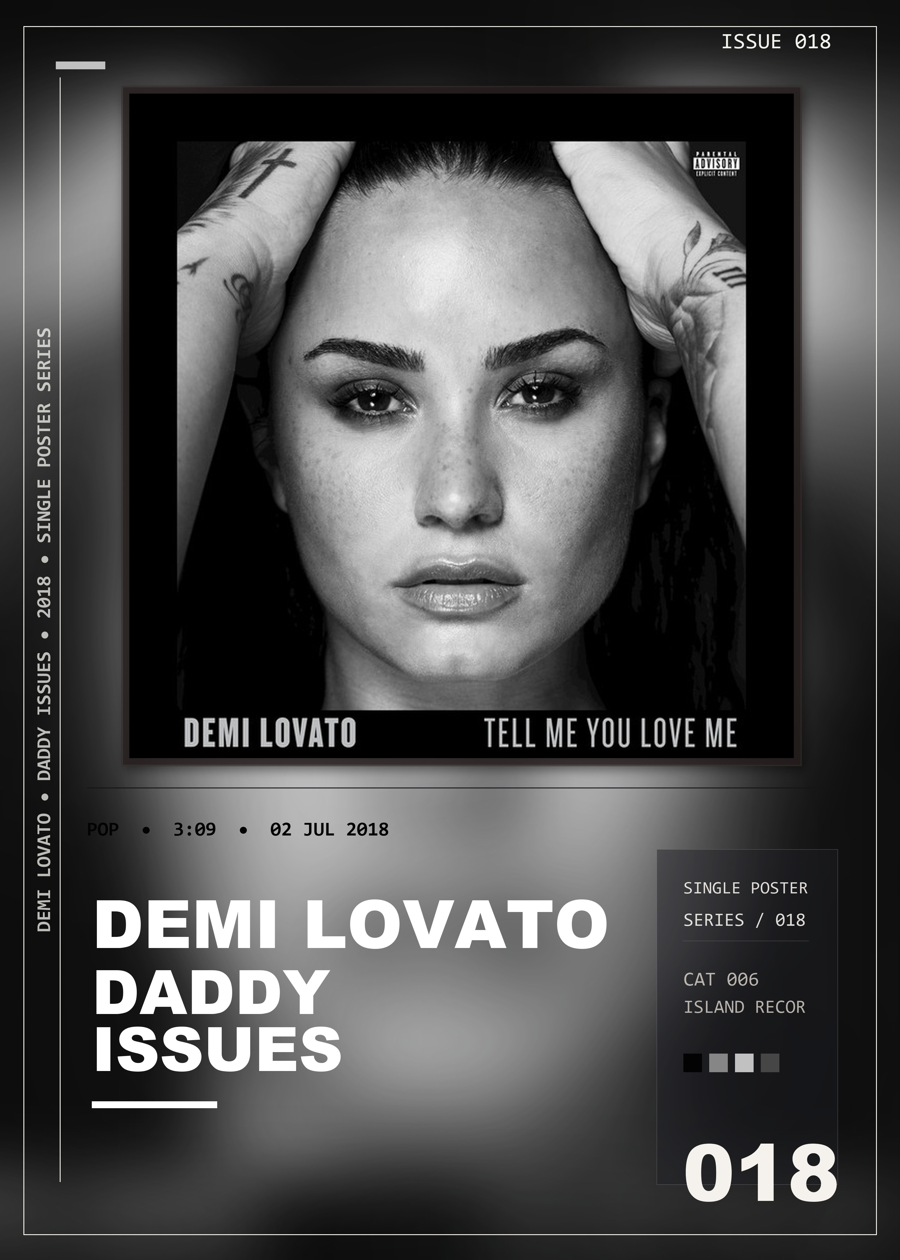 Music poster: Demi Lovato - Daddy Issues