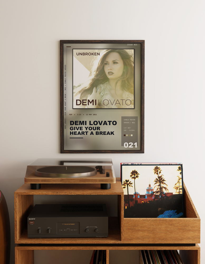 Music poster: Demi Lovato - Give Your Heart a Break