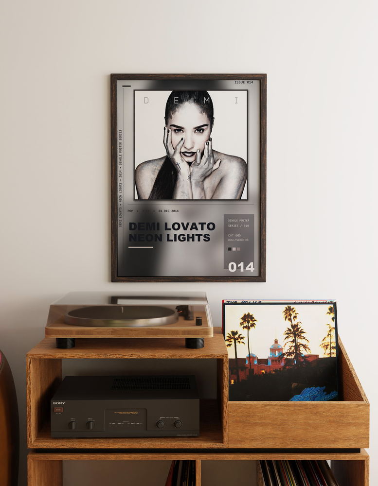 Music poster: Demi Lovato - Neon Lights
