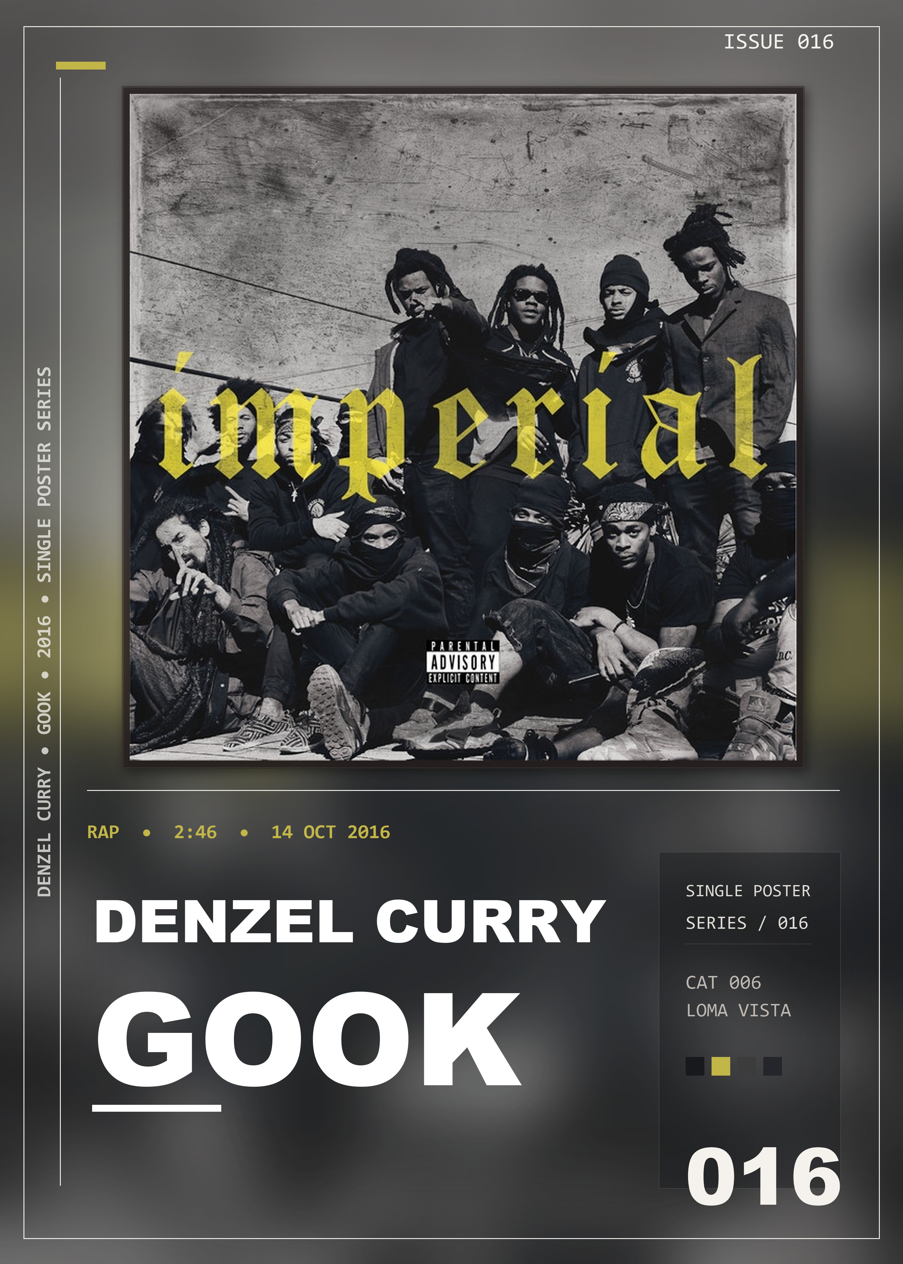 Music poster: Denzel Curry - Gook
