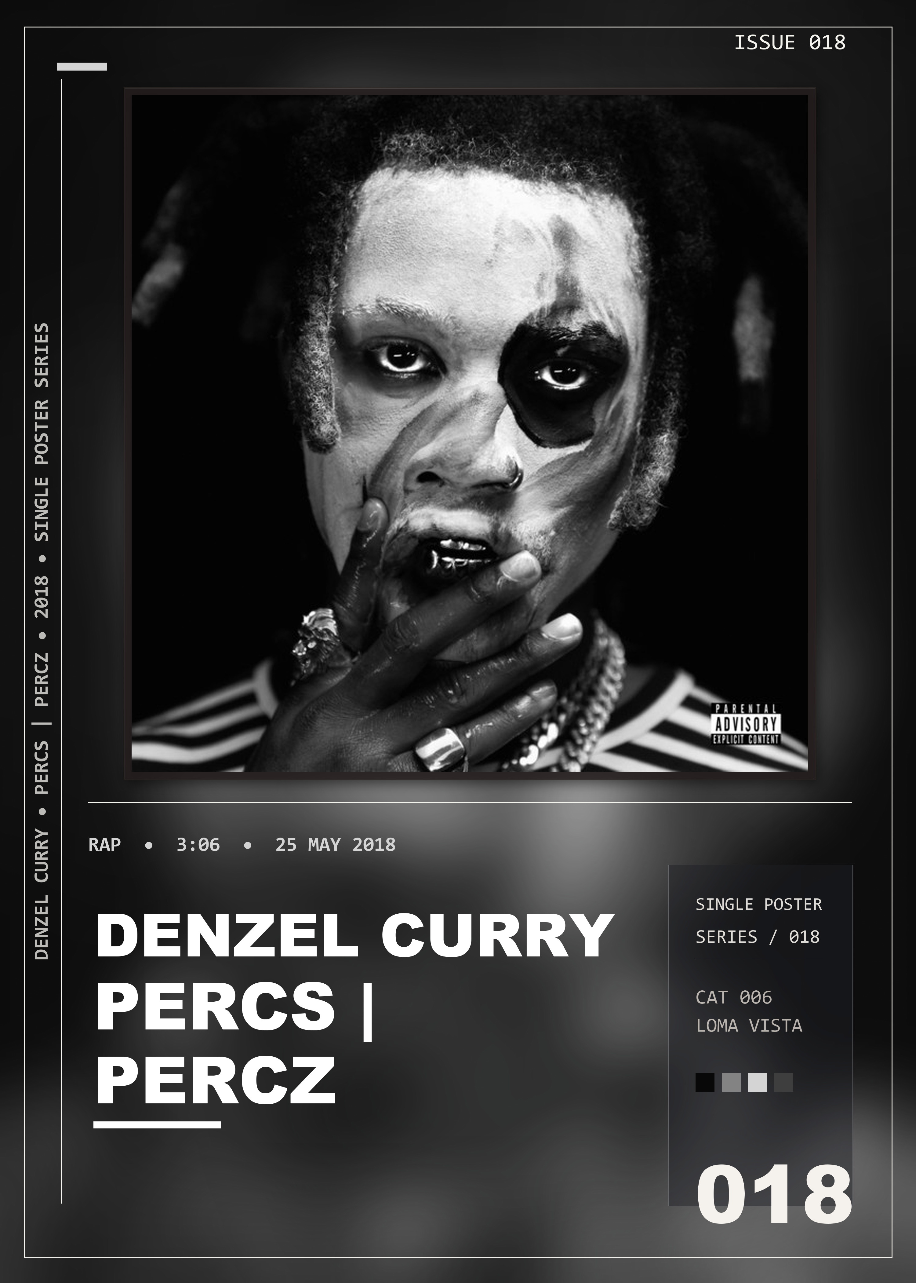 Music poster: Denzel Curry - PERCS PERCZ
