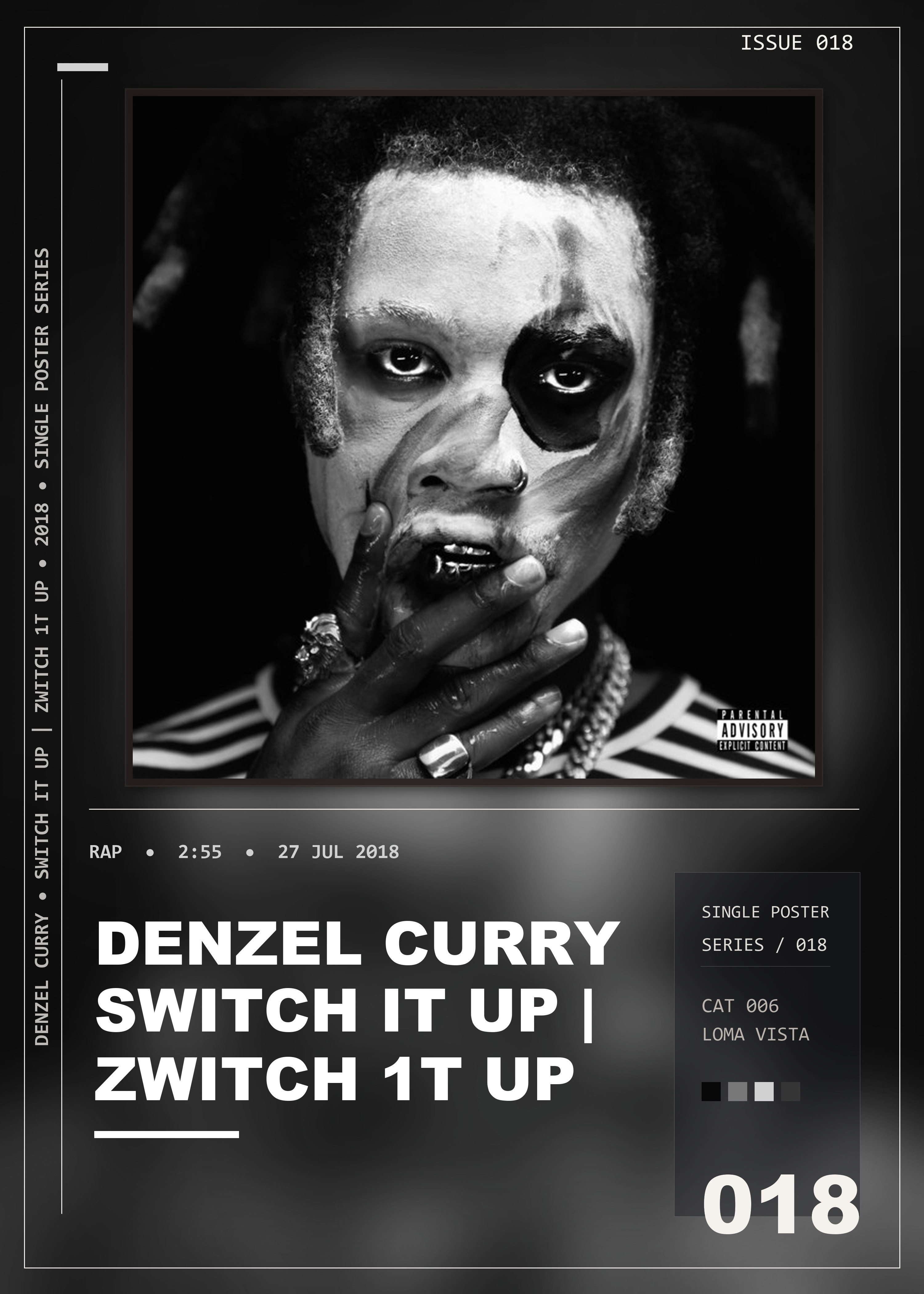 Music poster: Denzel Curry - SWITCH IT UP ZWITCH 1T UP
