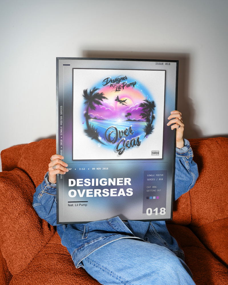 Music poster: Desiigner - Overseas feat Lil Pump