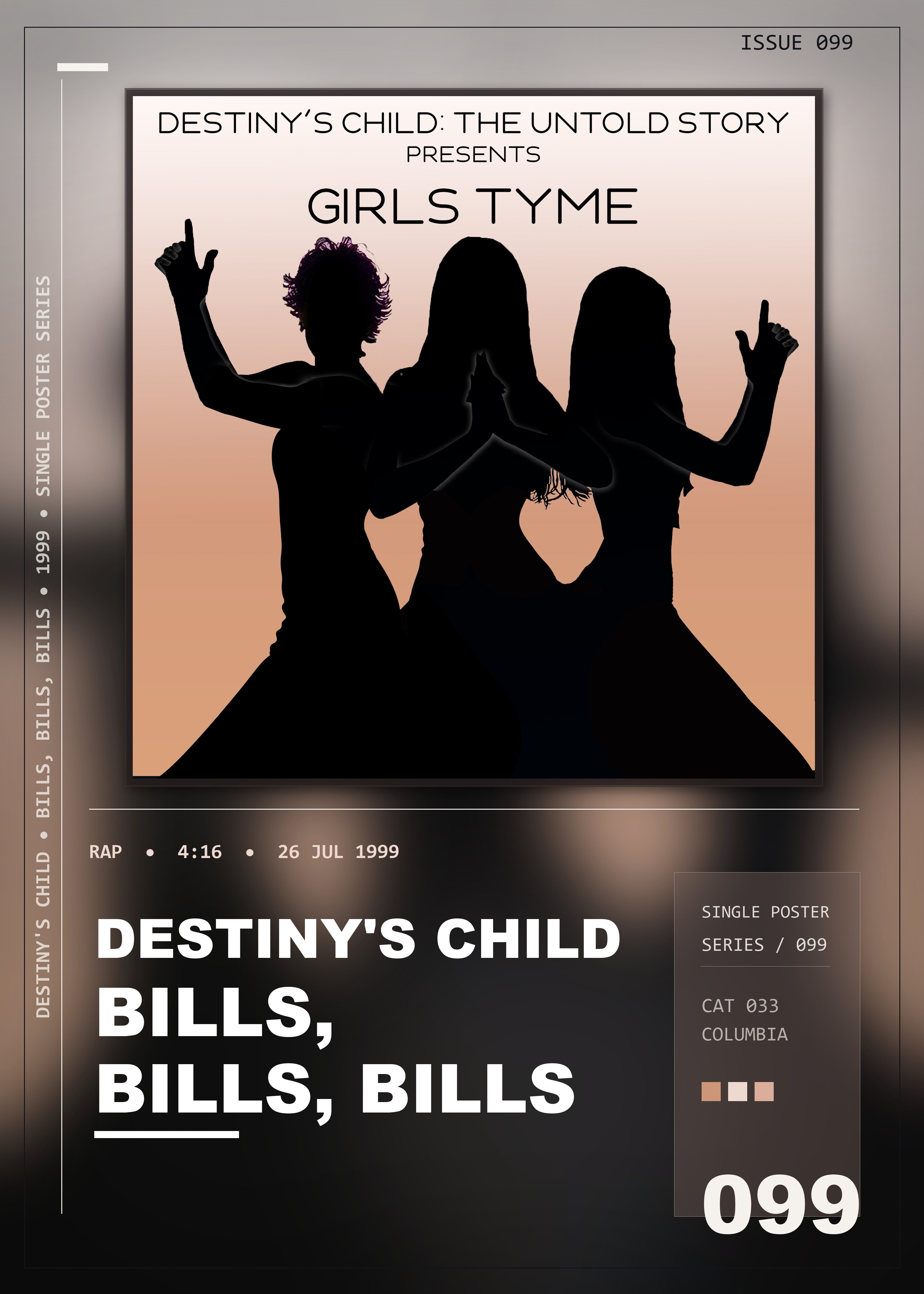 Music poster: Destinys Child - Bills Bills Bills