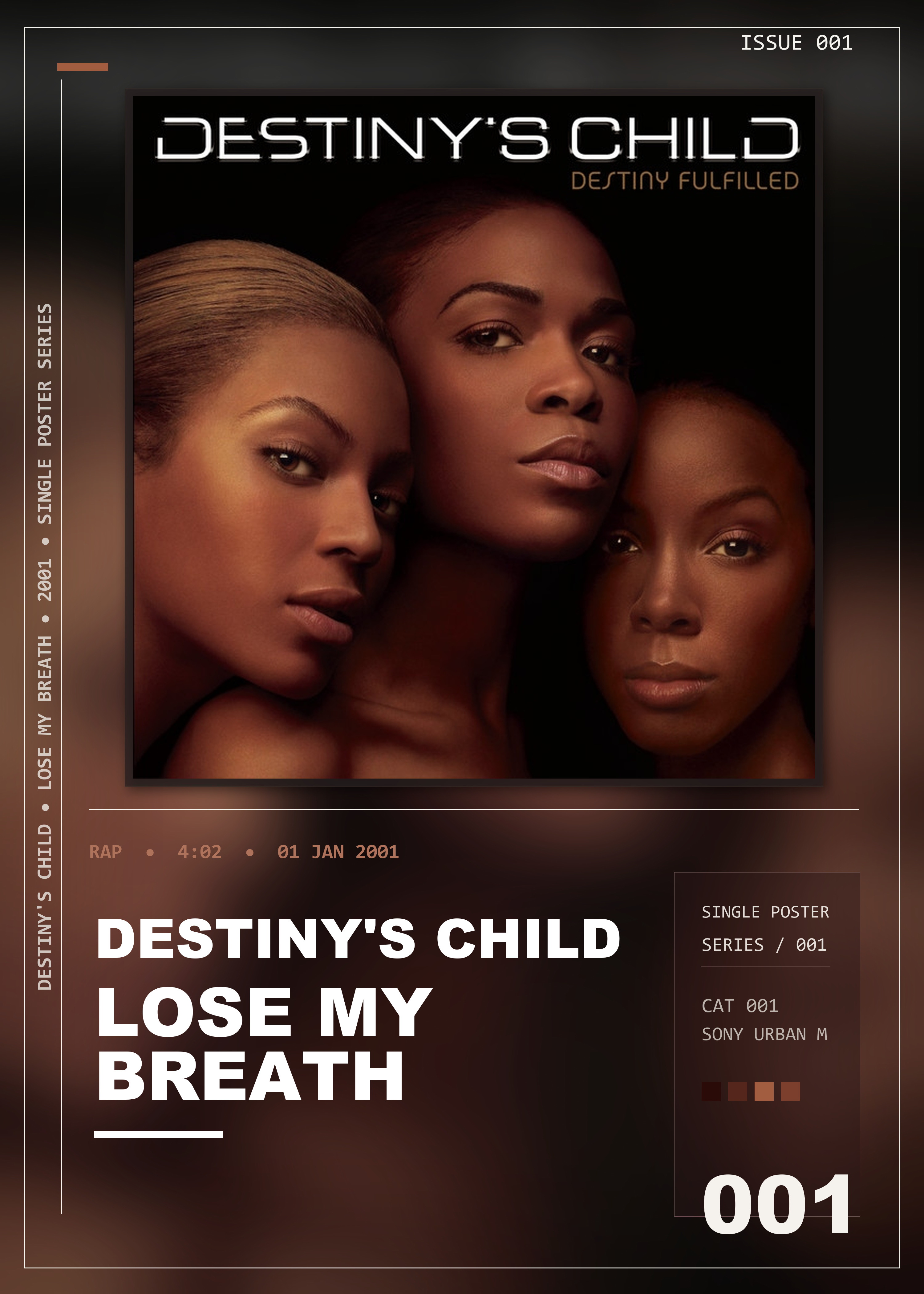 Music poster: Destinys Child - Lose My Breath