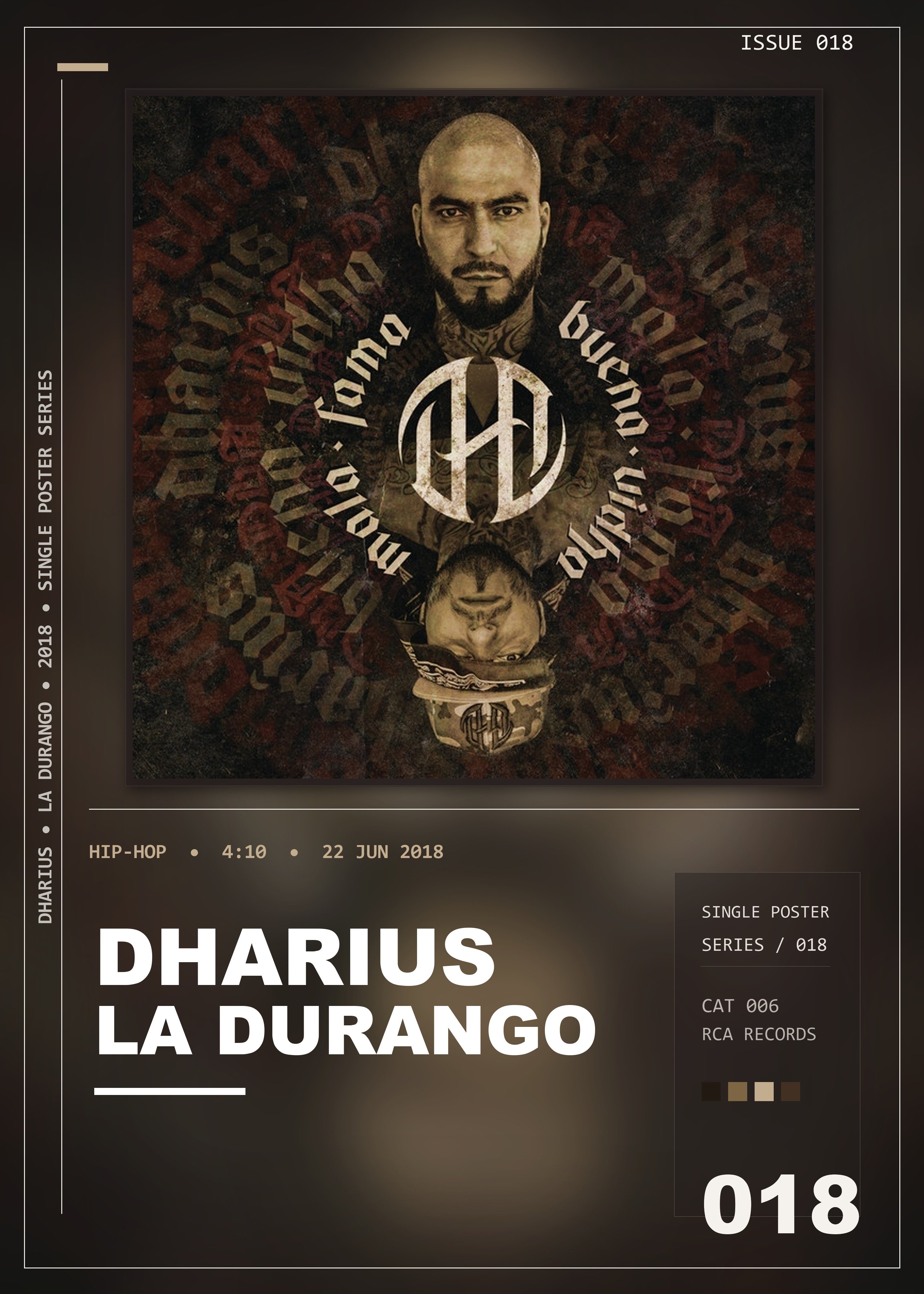 Music poster: Dharius - La Durango