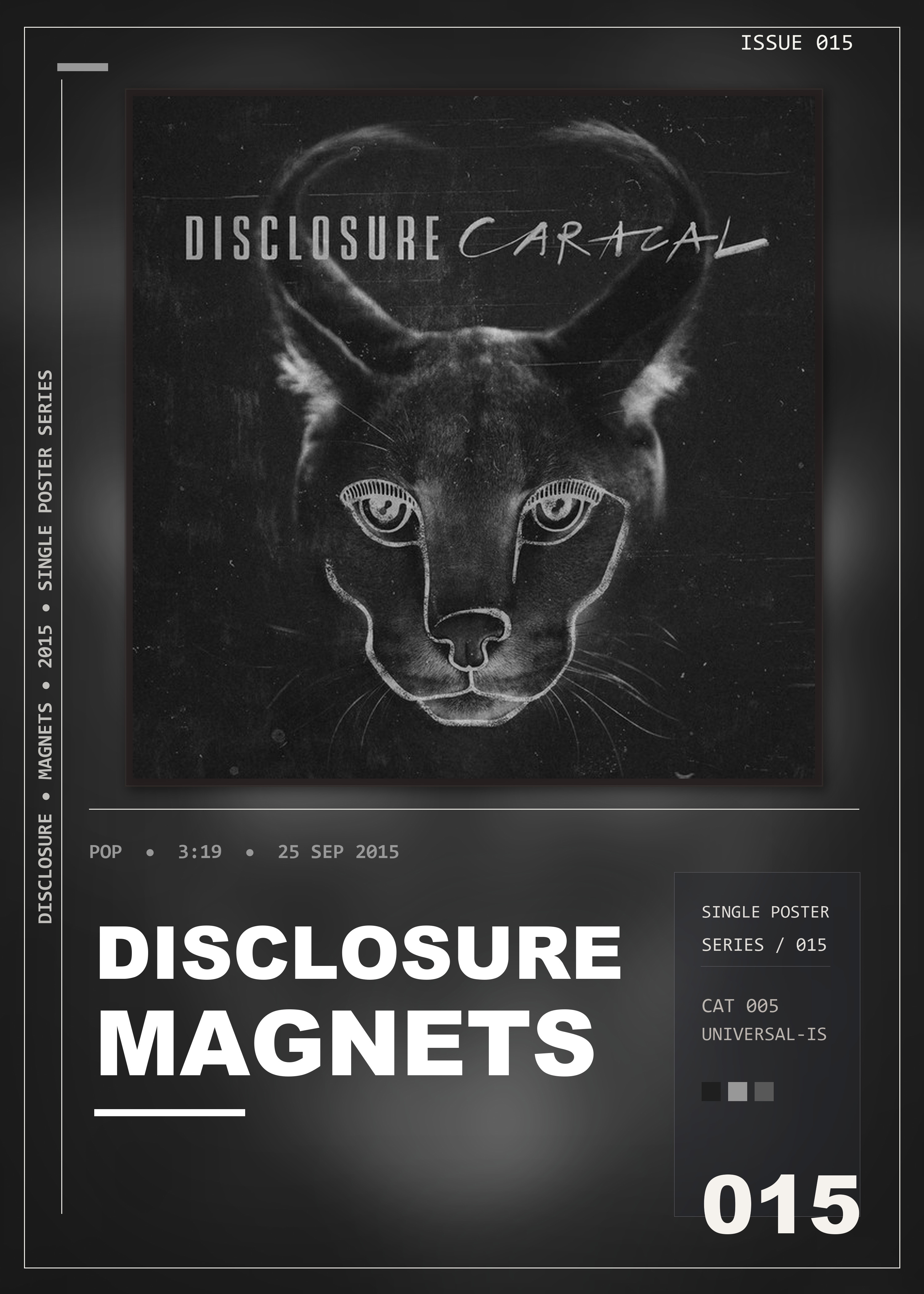Music poster: Disclosure - Magnets