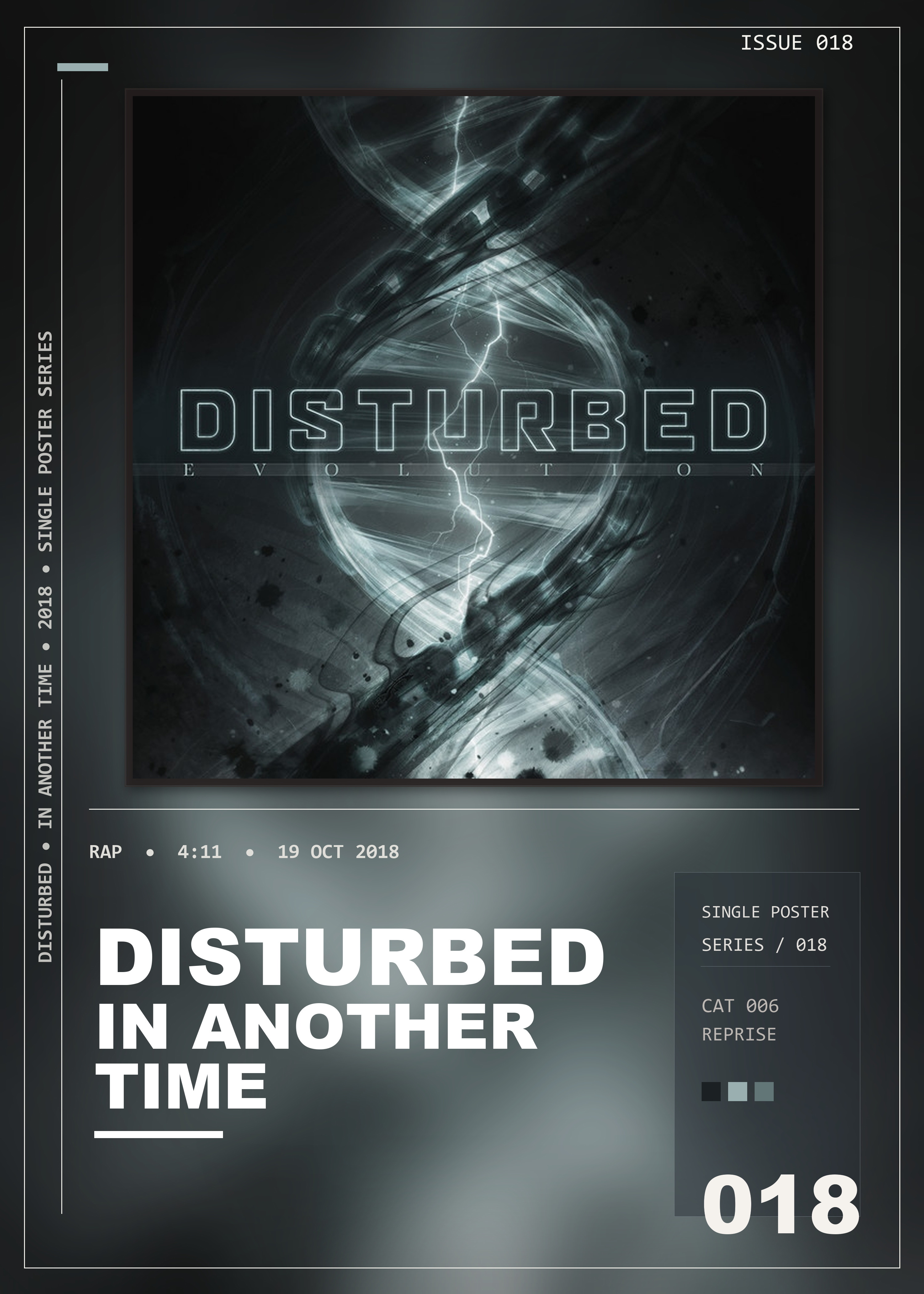 Music poster: Disturbed - In Another Time