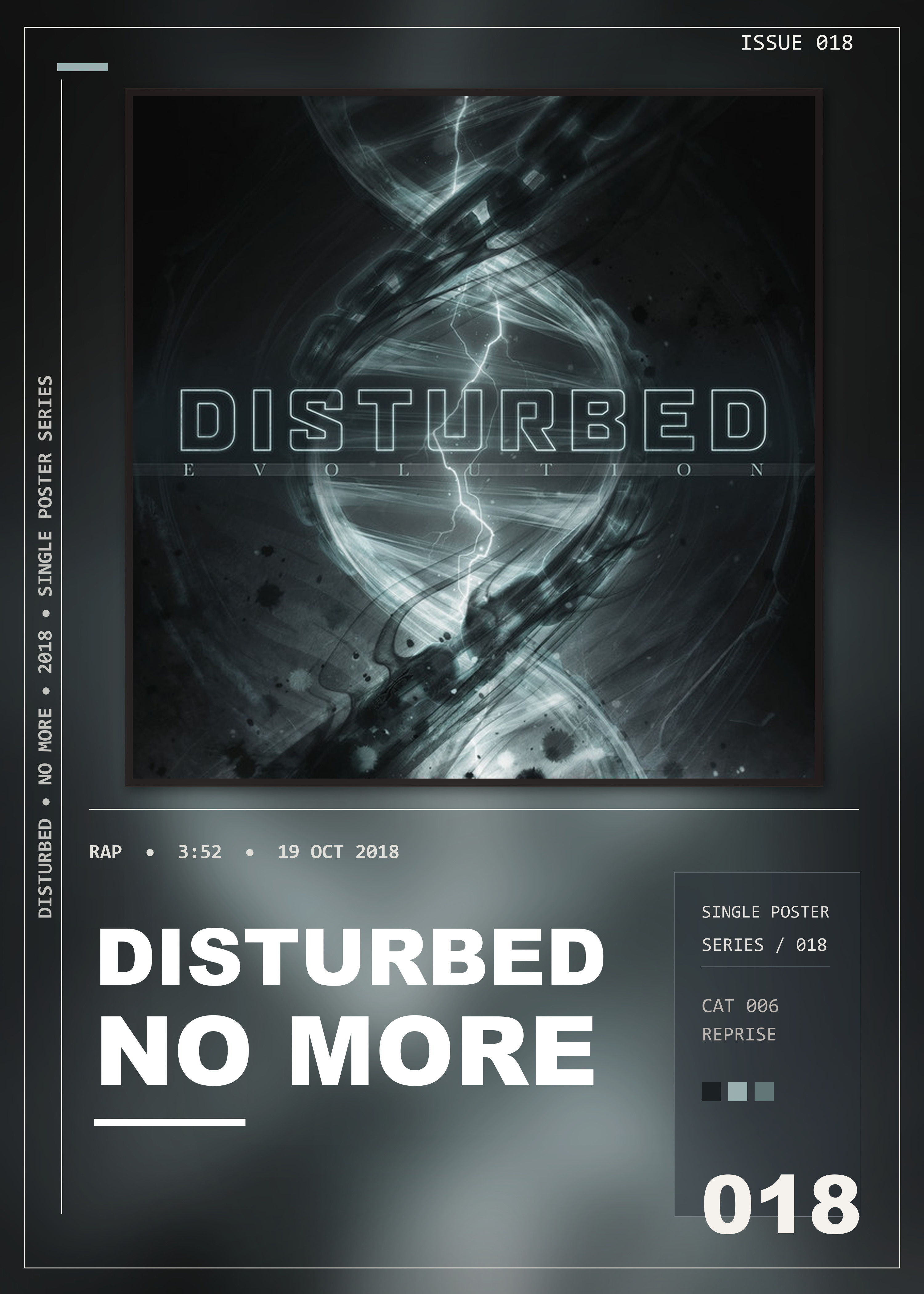 Music poster: Disturbed - No More