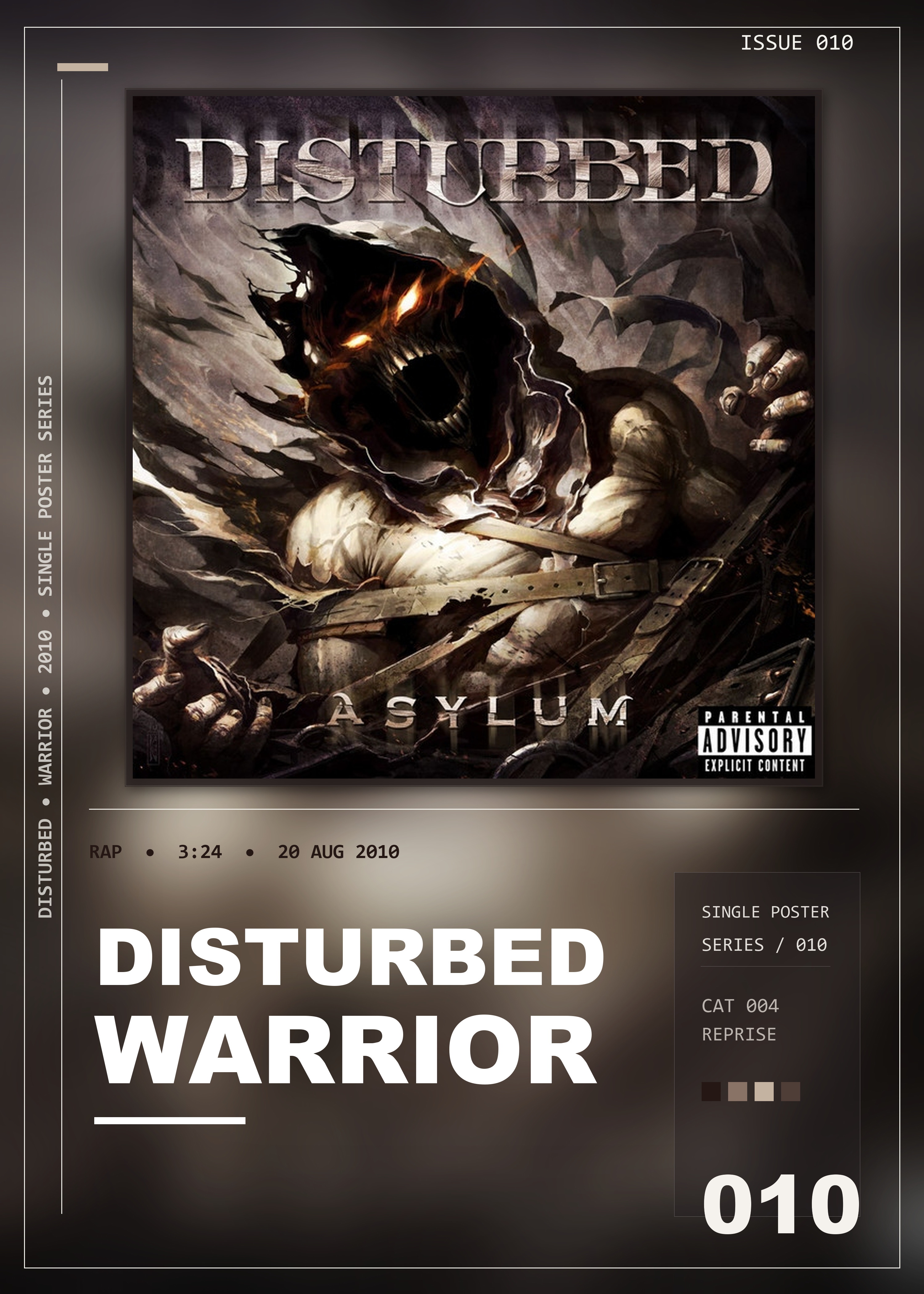 Music poster: Disturbed - Warrior