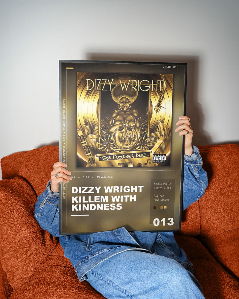 Music poster: Dizzy Wright - Killem With Kindness