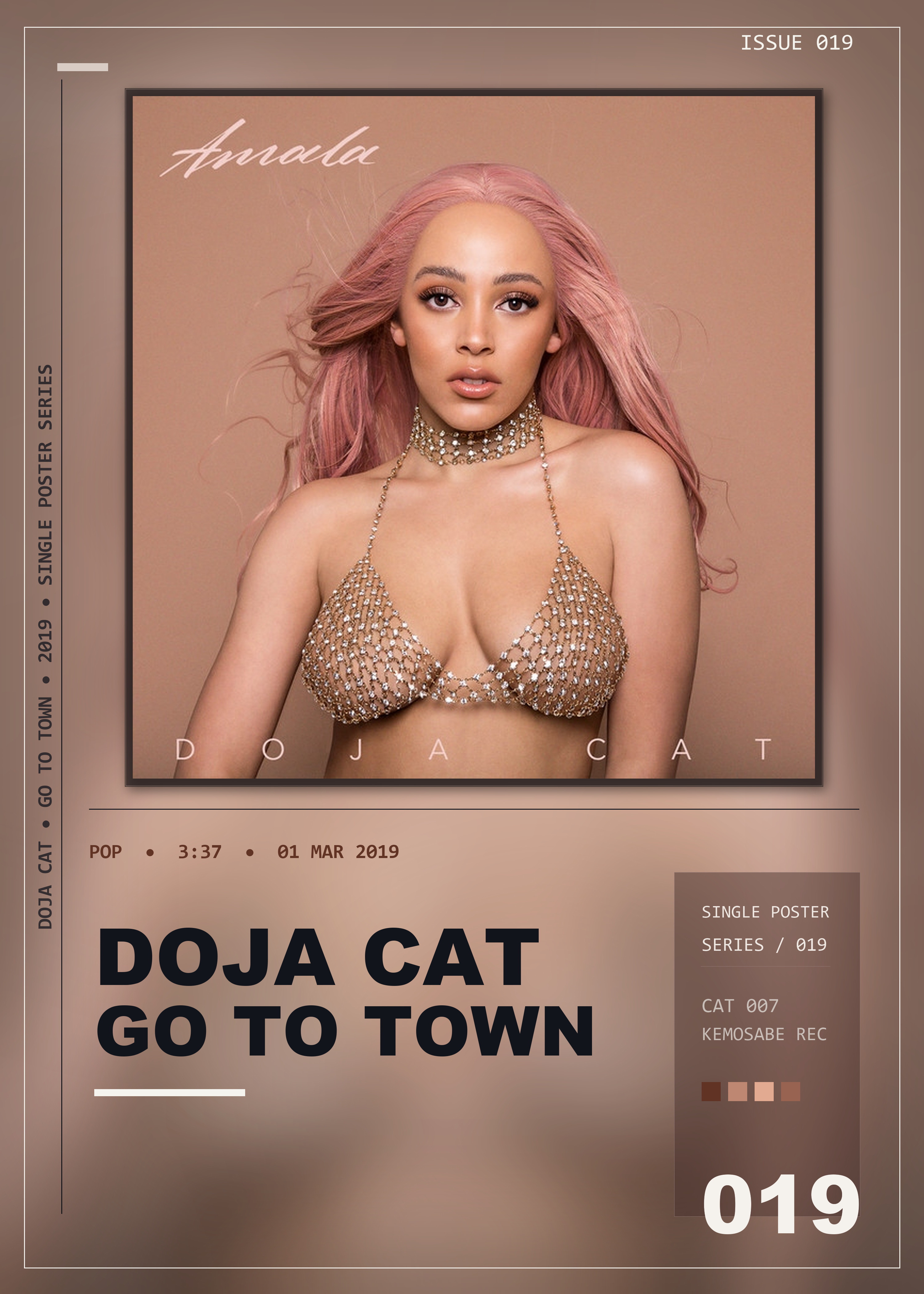 Music poster: Doja Cat - Go To Town