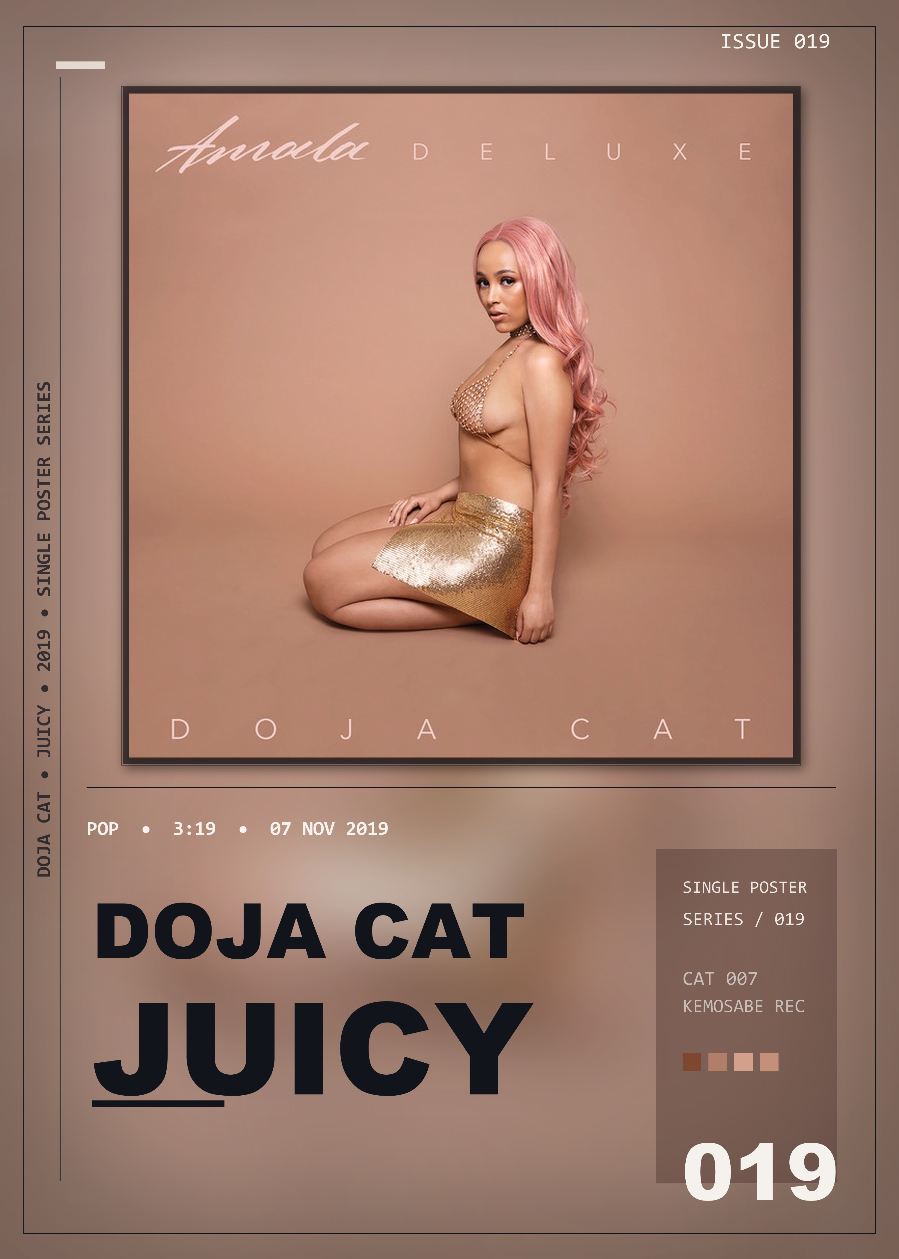 Music poster: Doja Cat - Juicy