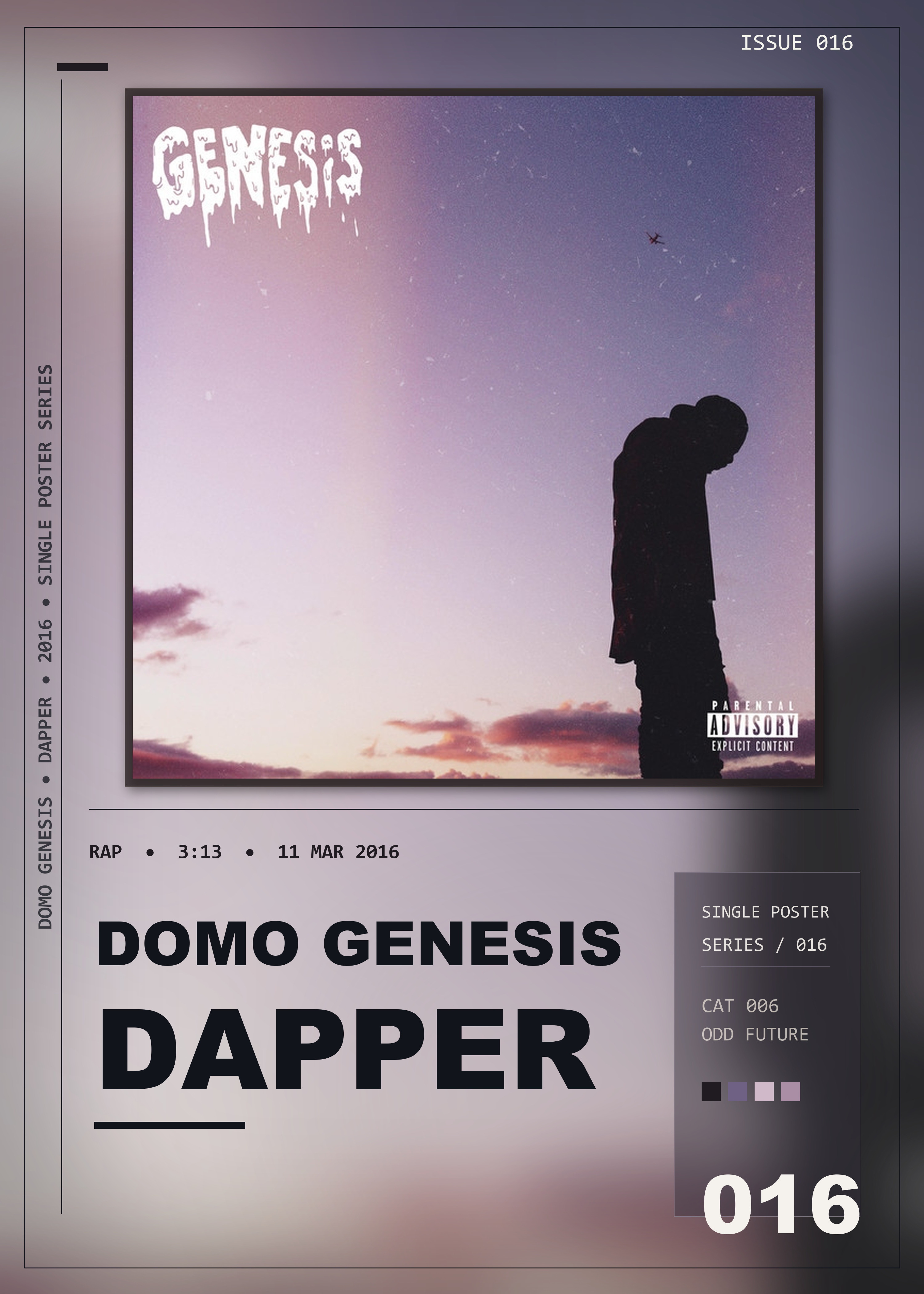 Music poster: Domo Genesis - Dapper