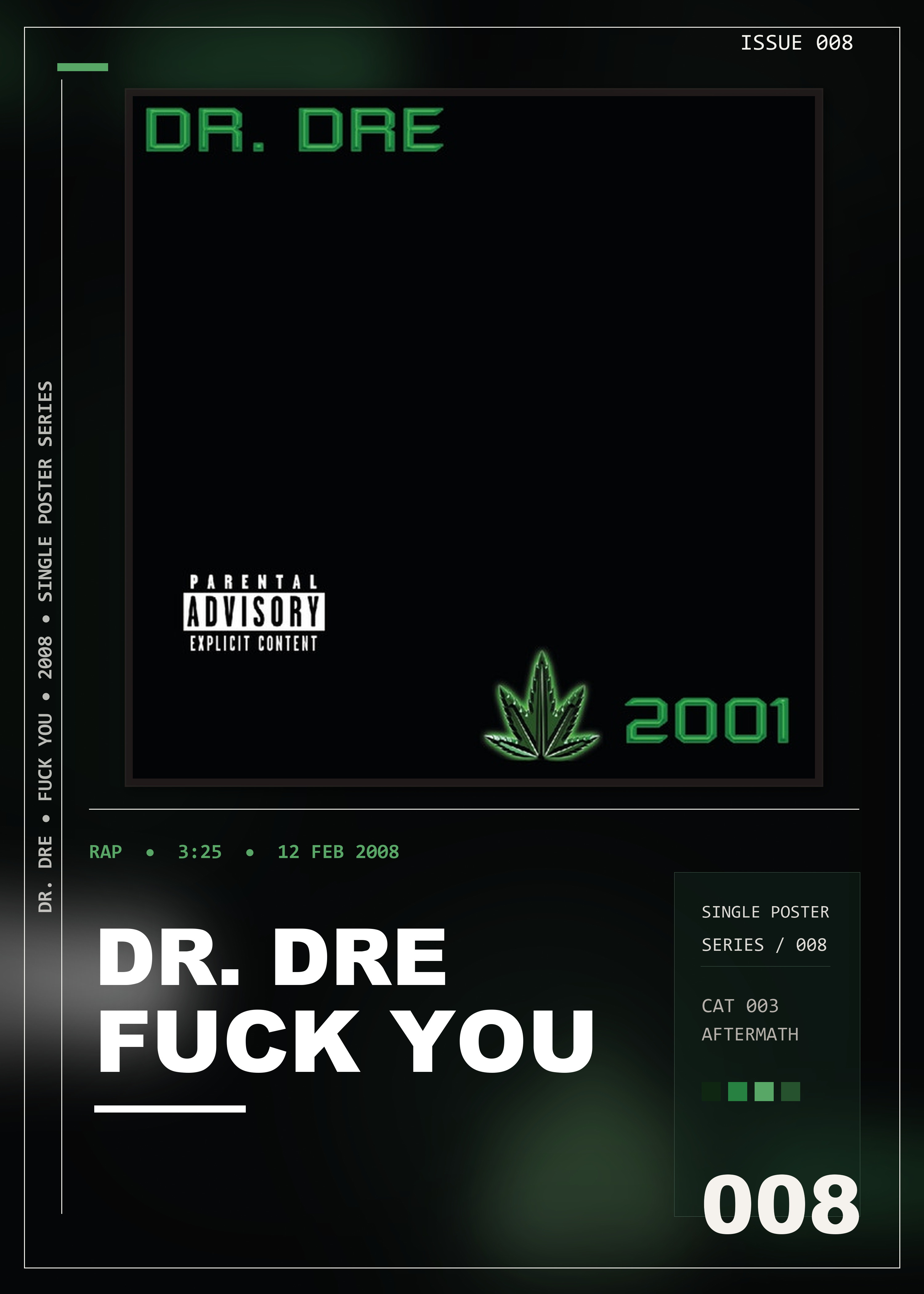 Music poster: Dr Dre - Fuck You