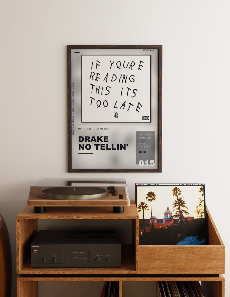 Music poster: Drake - No Tellin