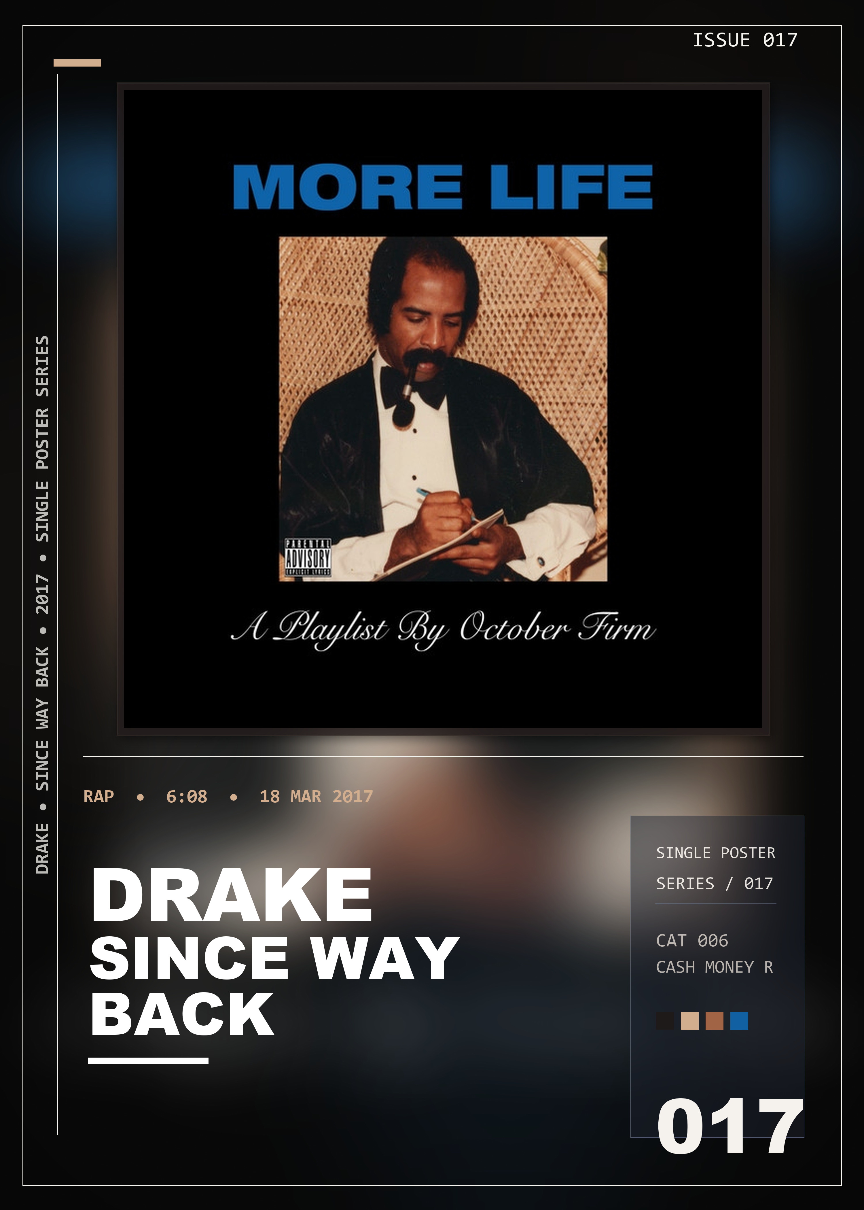 Music poster: Drake - Since Way Back